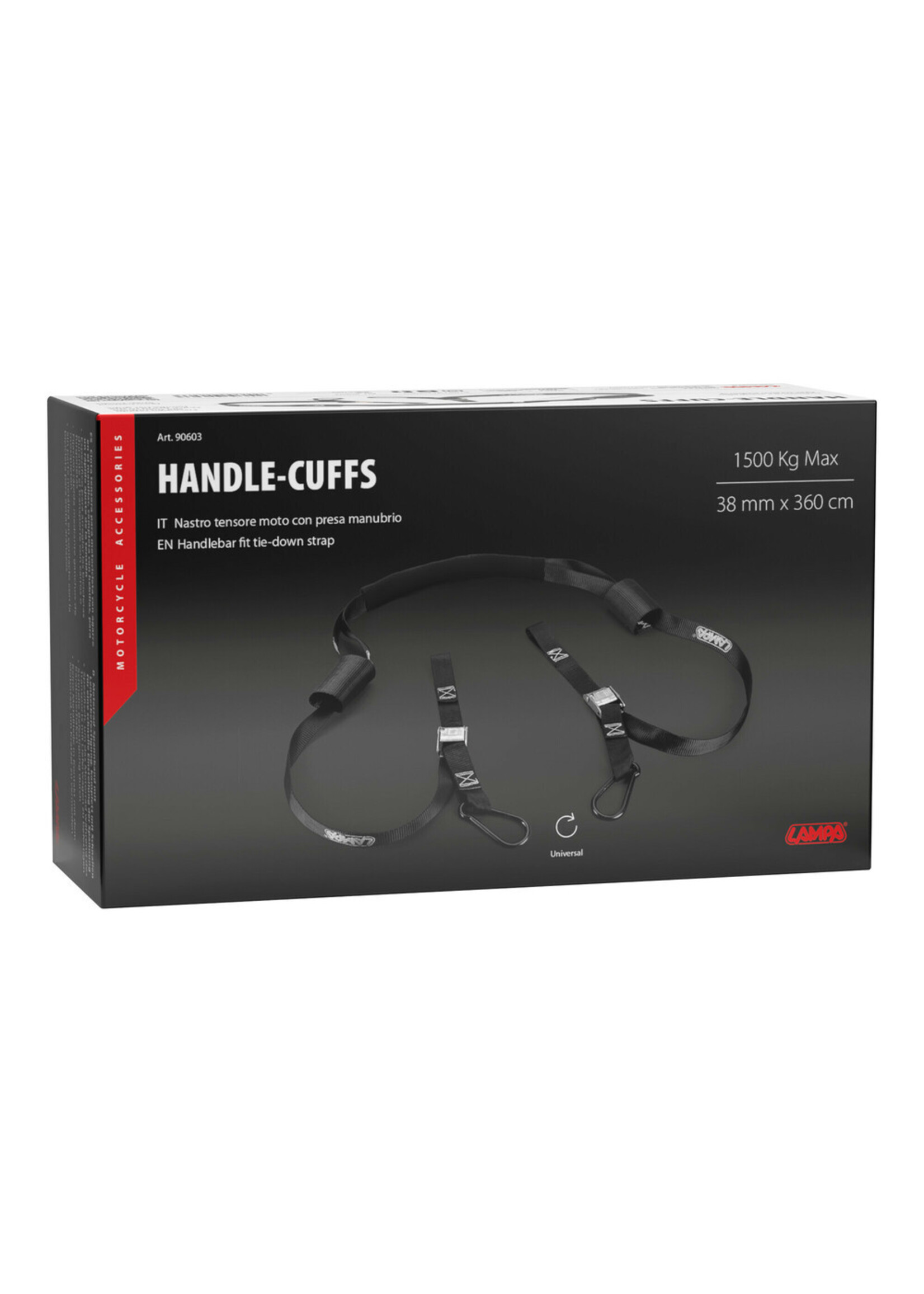 Lampa Handle-Cuffs, Spanbanden voor bevestiging aan het stuur