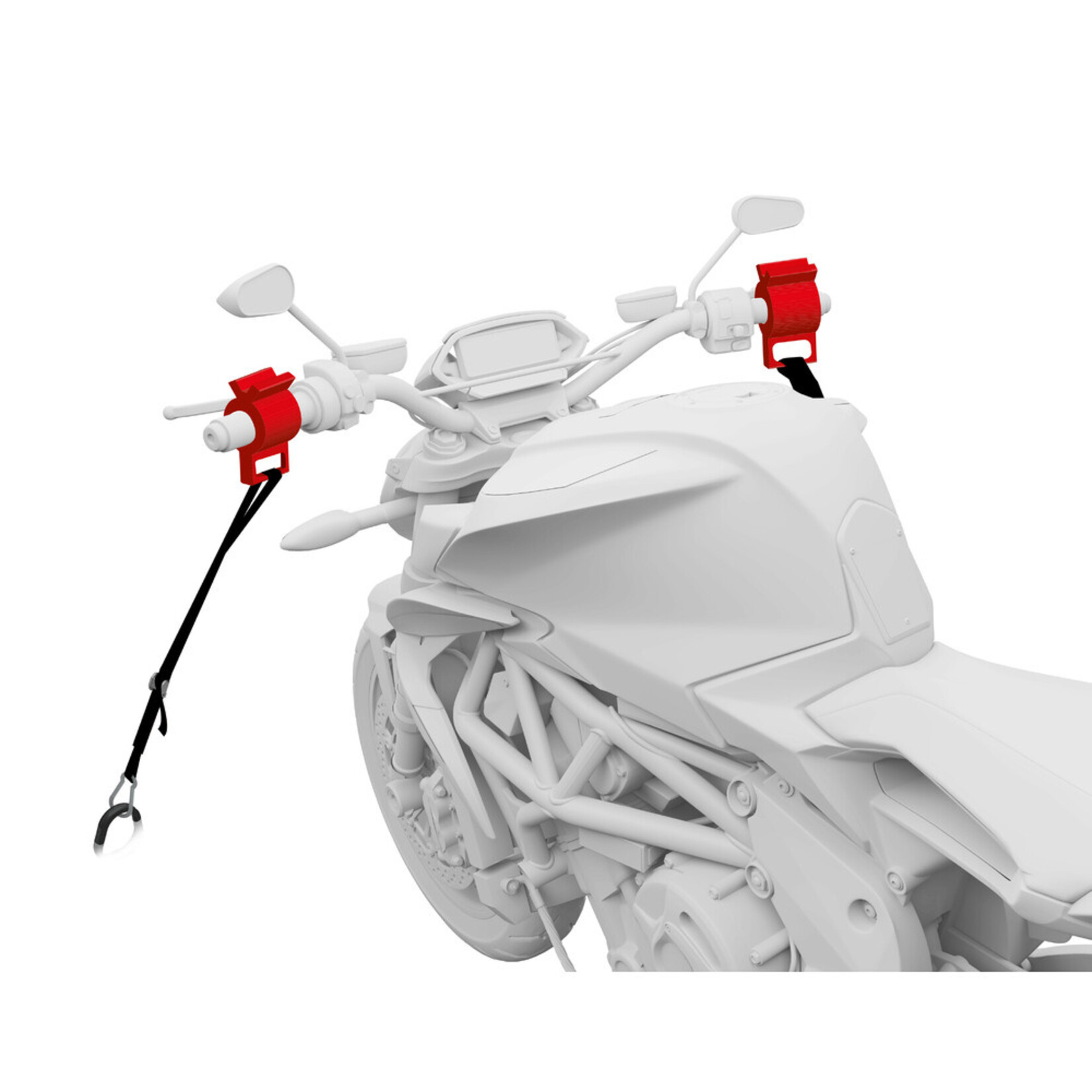 Lampa Tie Down Clamps for motorcycle grips, 2 pcs