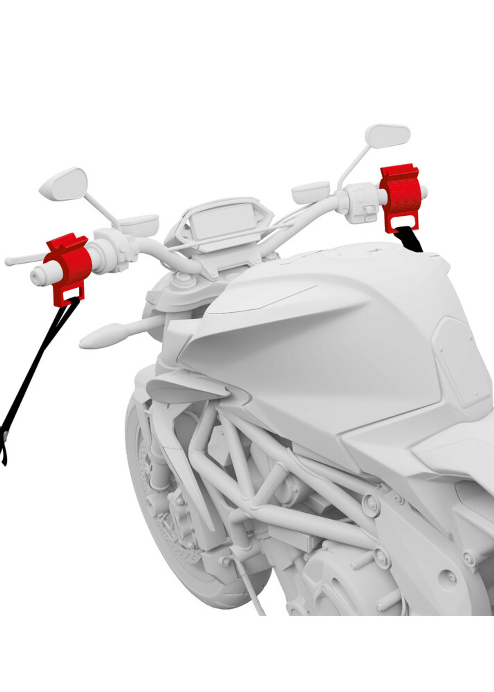 Lampa Spanbeugels voor motorfiets handgrepen, set van 2 stuks