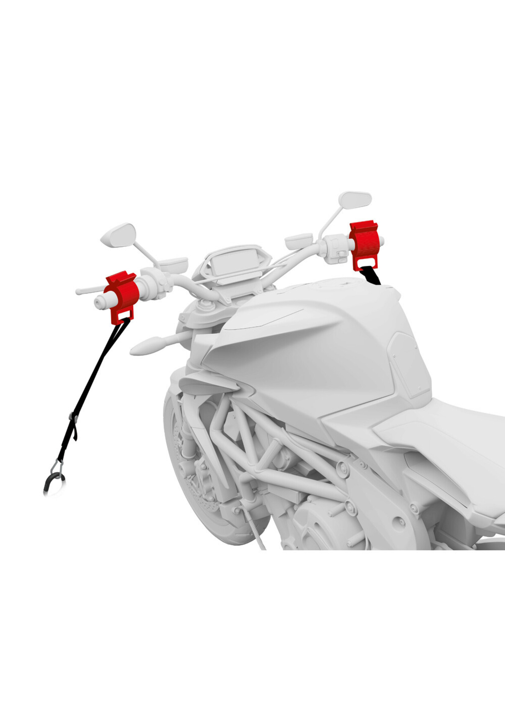 Lampa Spanbeugels voor motorfiets handgrepen, set van 2 stuks