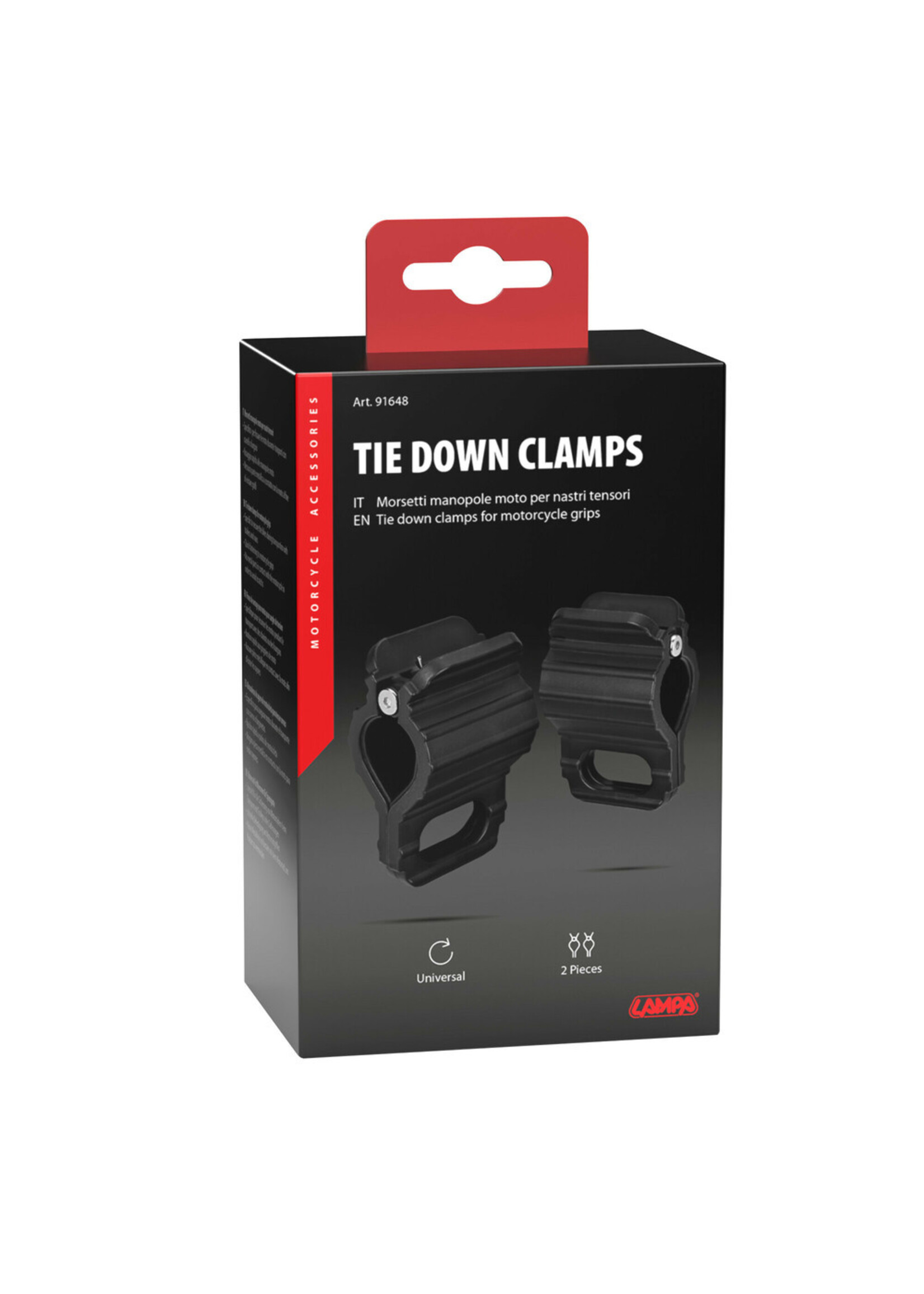 Lampa Spanbeugels voor motorfiets handgrepen, set van 2 stuks