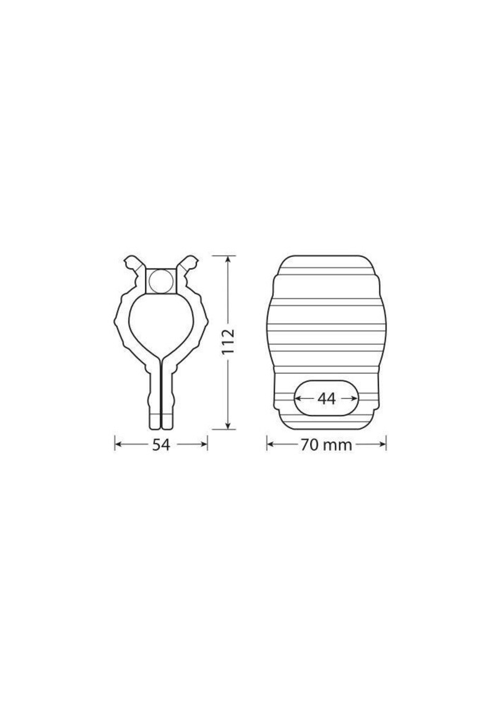 Lampa Spanbeugels voor motorfiets handgrepen, set van 2 stuks