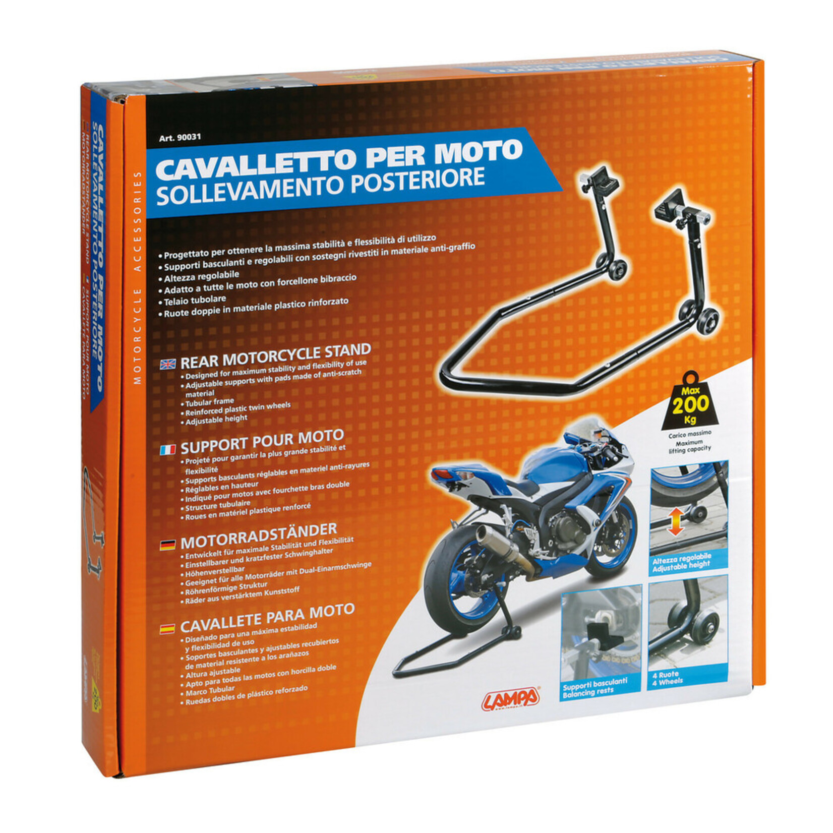 Lampa Rear motorcycle stand