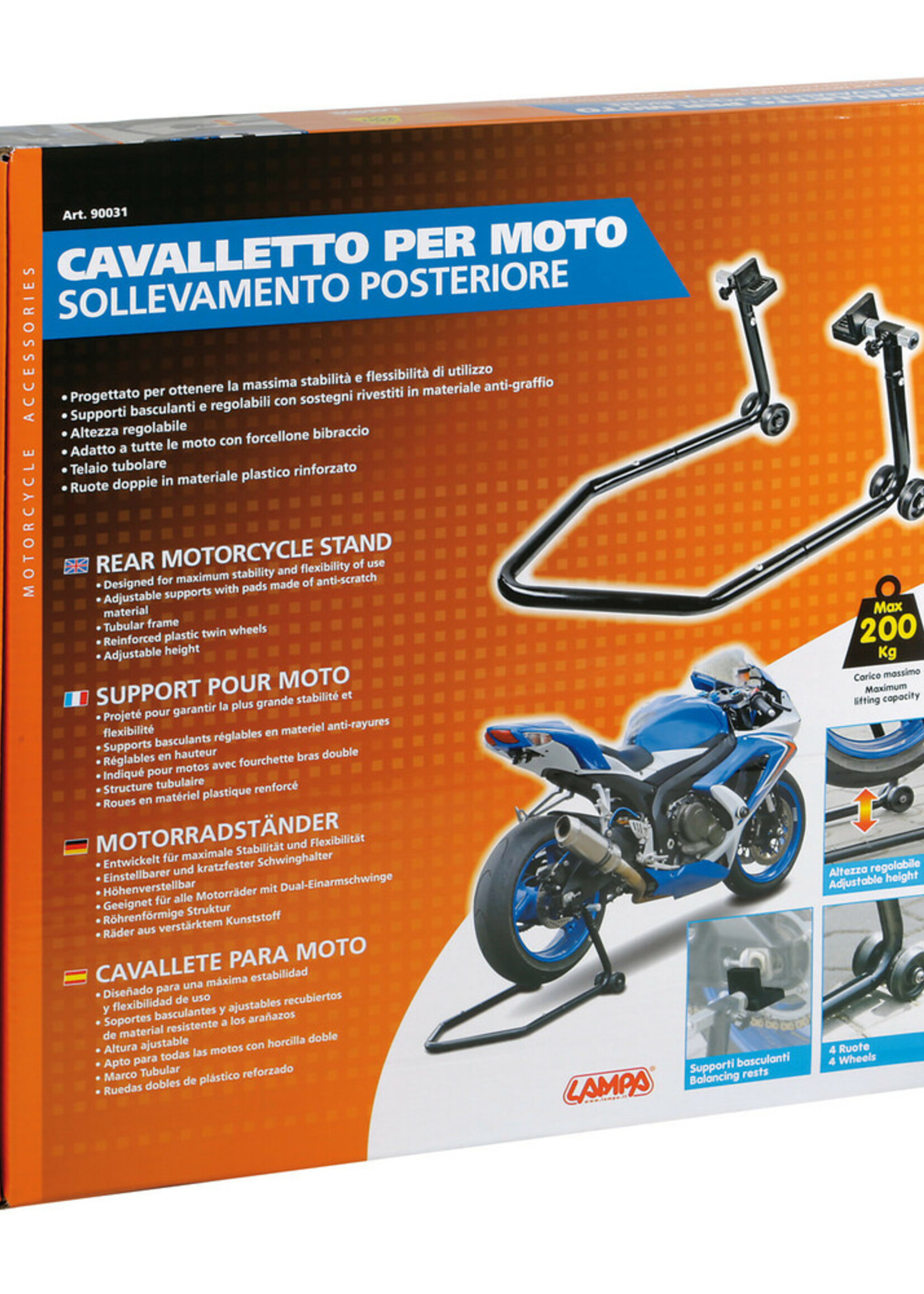 Lampa Achterste motorstandaard