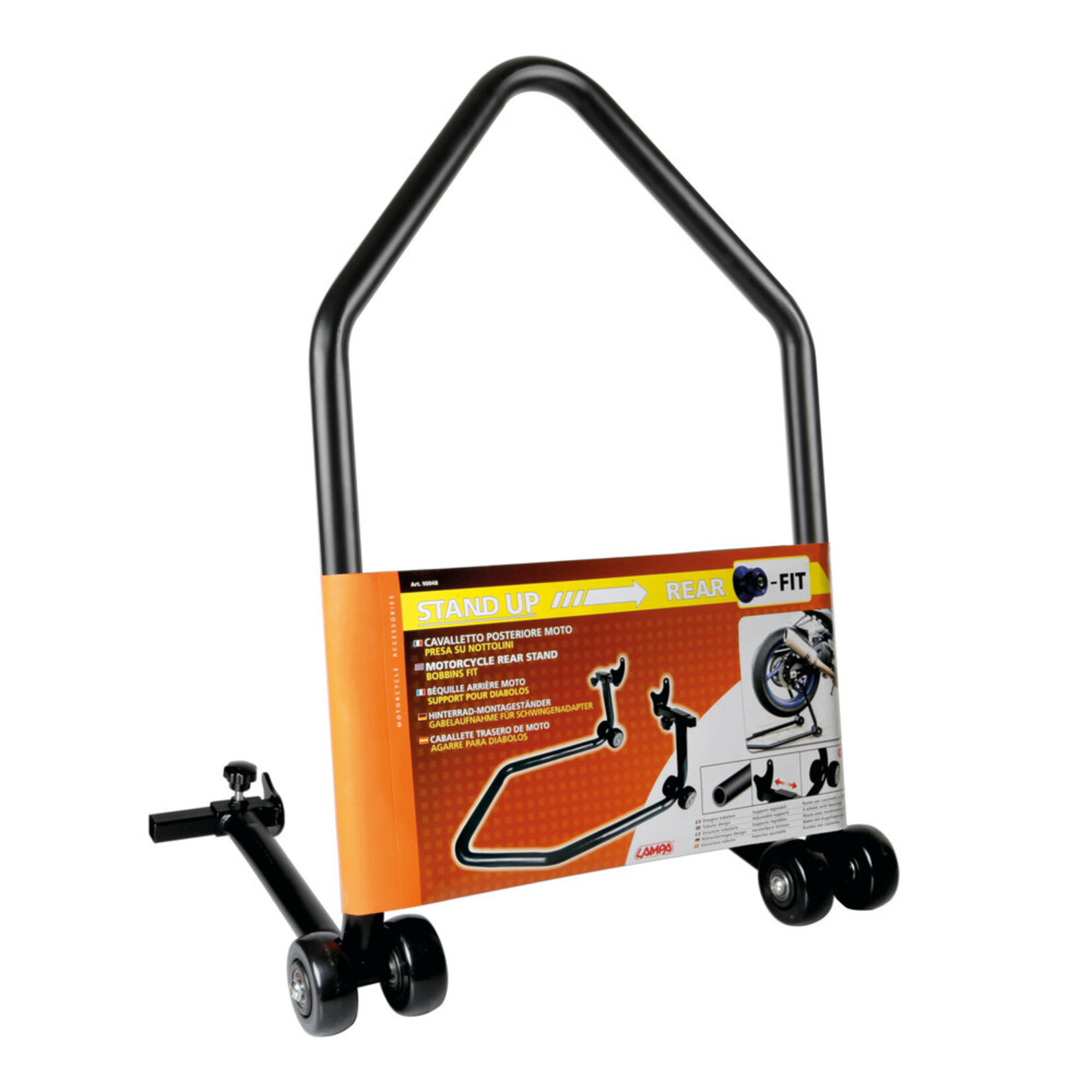 Lampa Rear motorcycle stand with fork rests