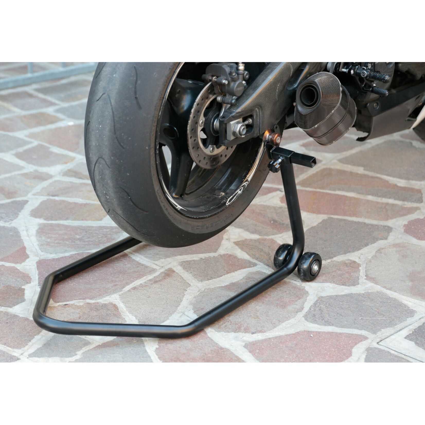 Lampa Rear motorcycle stand with fork rests