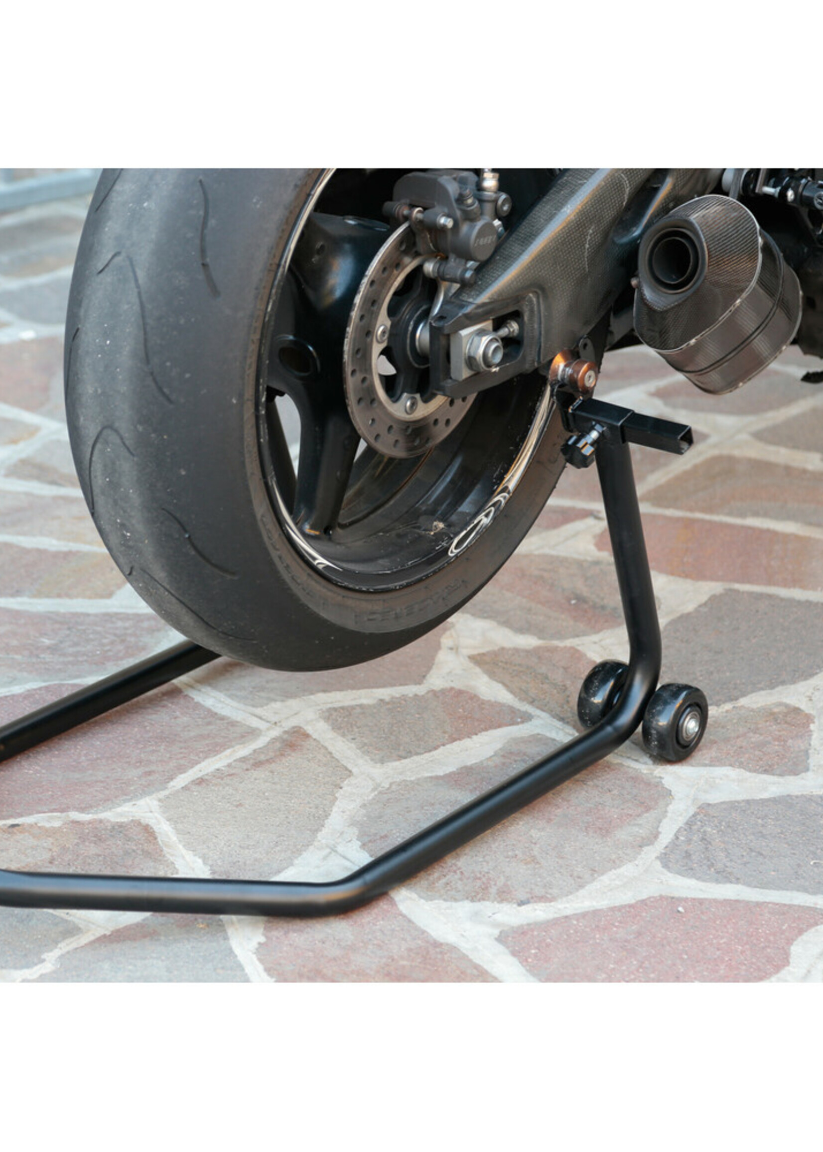 Lampa Rear motorcycle stand with fork rests