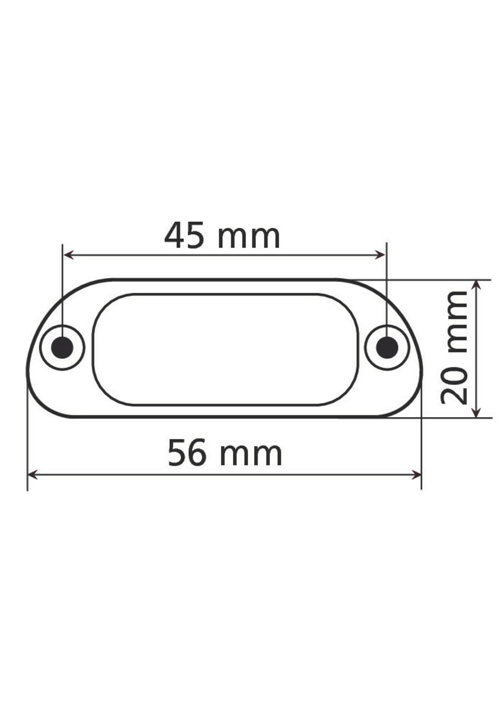 Lampa E-ion, 3 Smd Led kentekenplaatverlichting, 12V