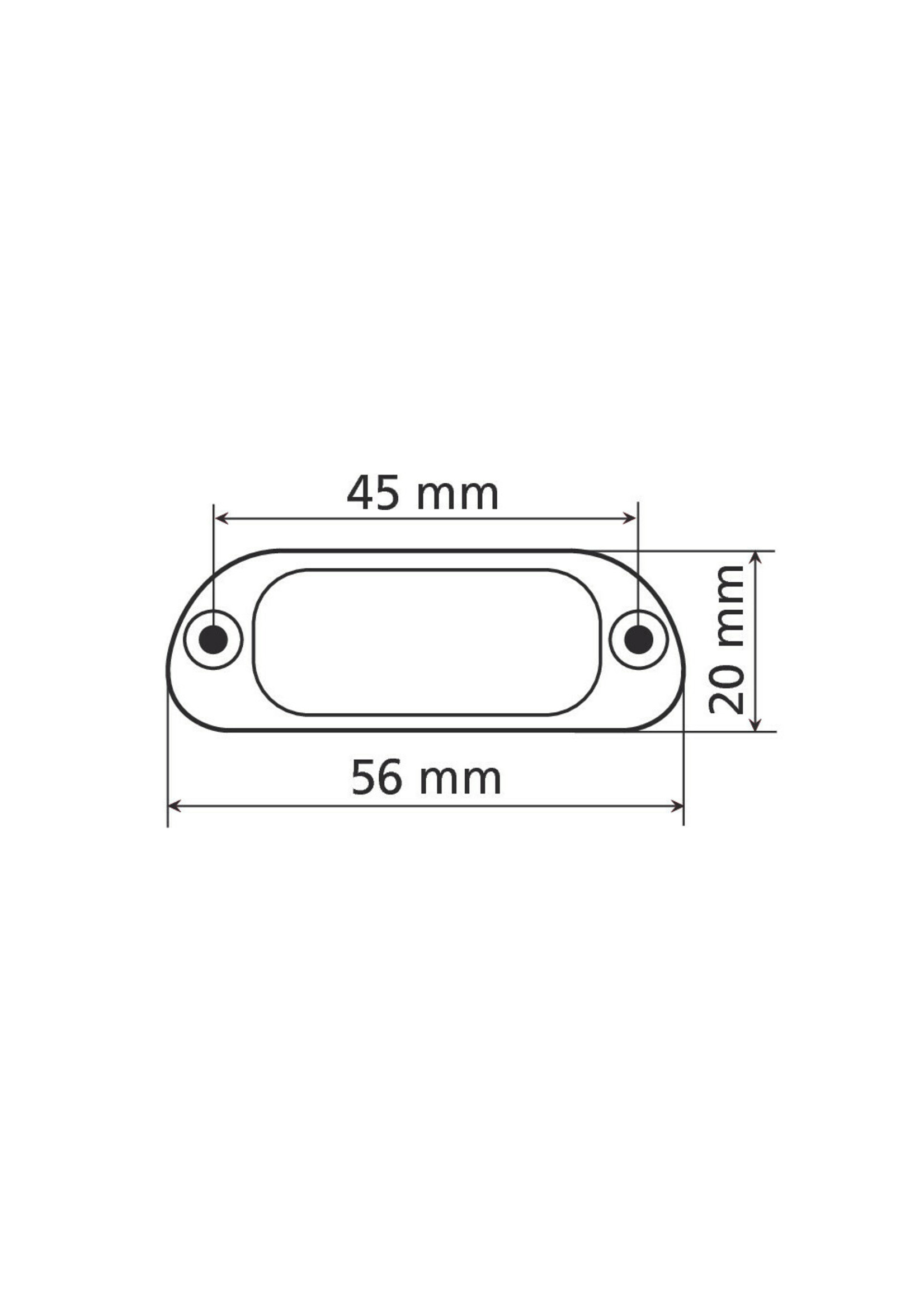 Lampa E-ion, 3 Smd Led licence plate lamp, 12V