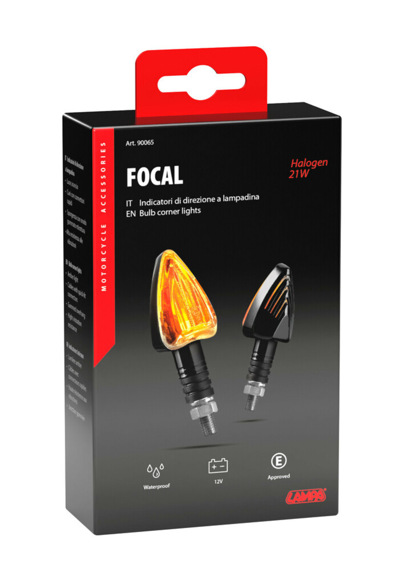 Lampa Focal hoeklampen - 21w - Chrome
