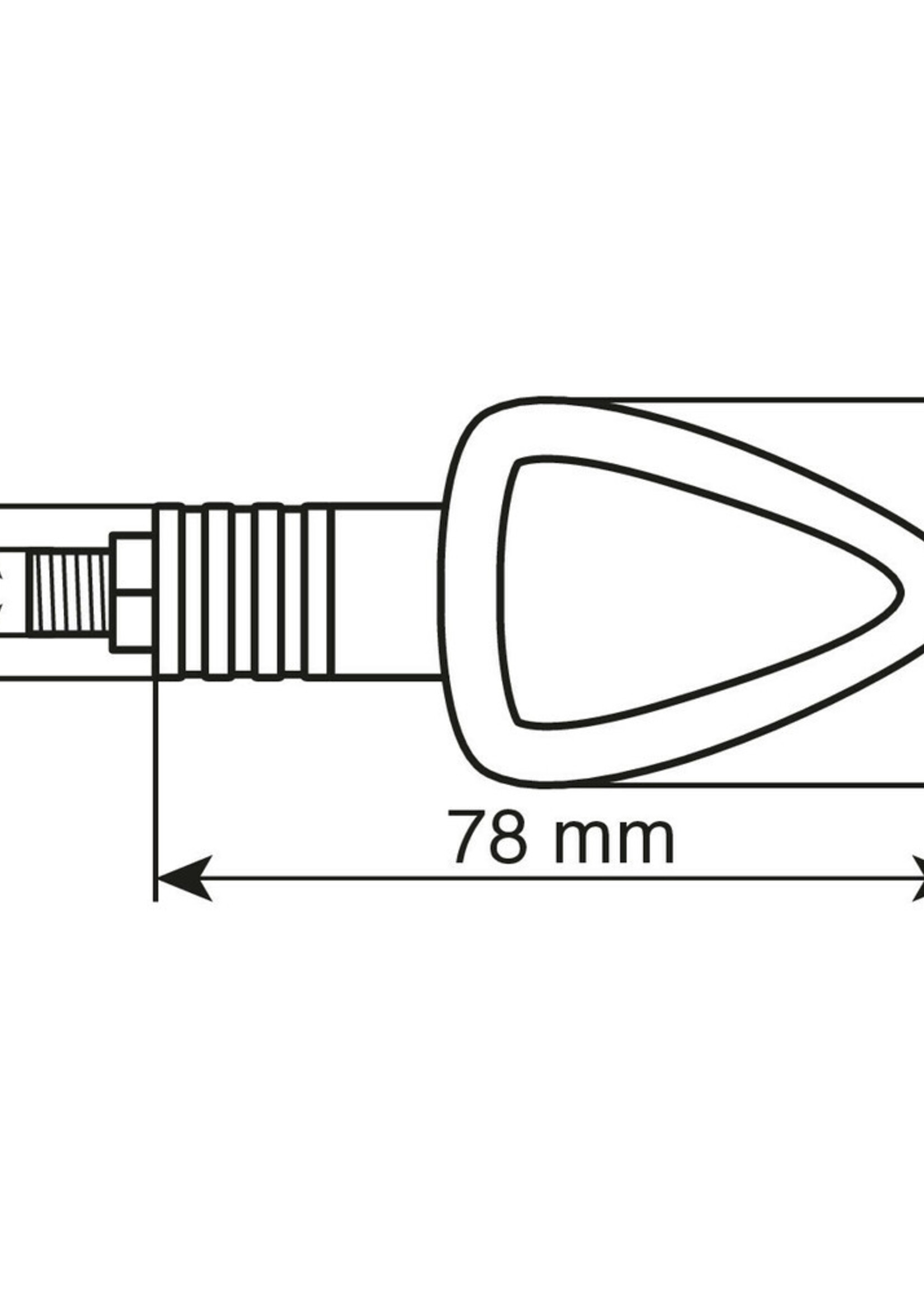 Lampa Focal hoeklampen - 21w - Chrome