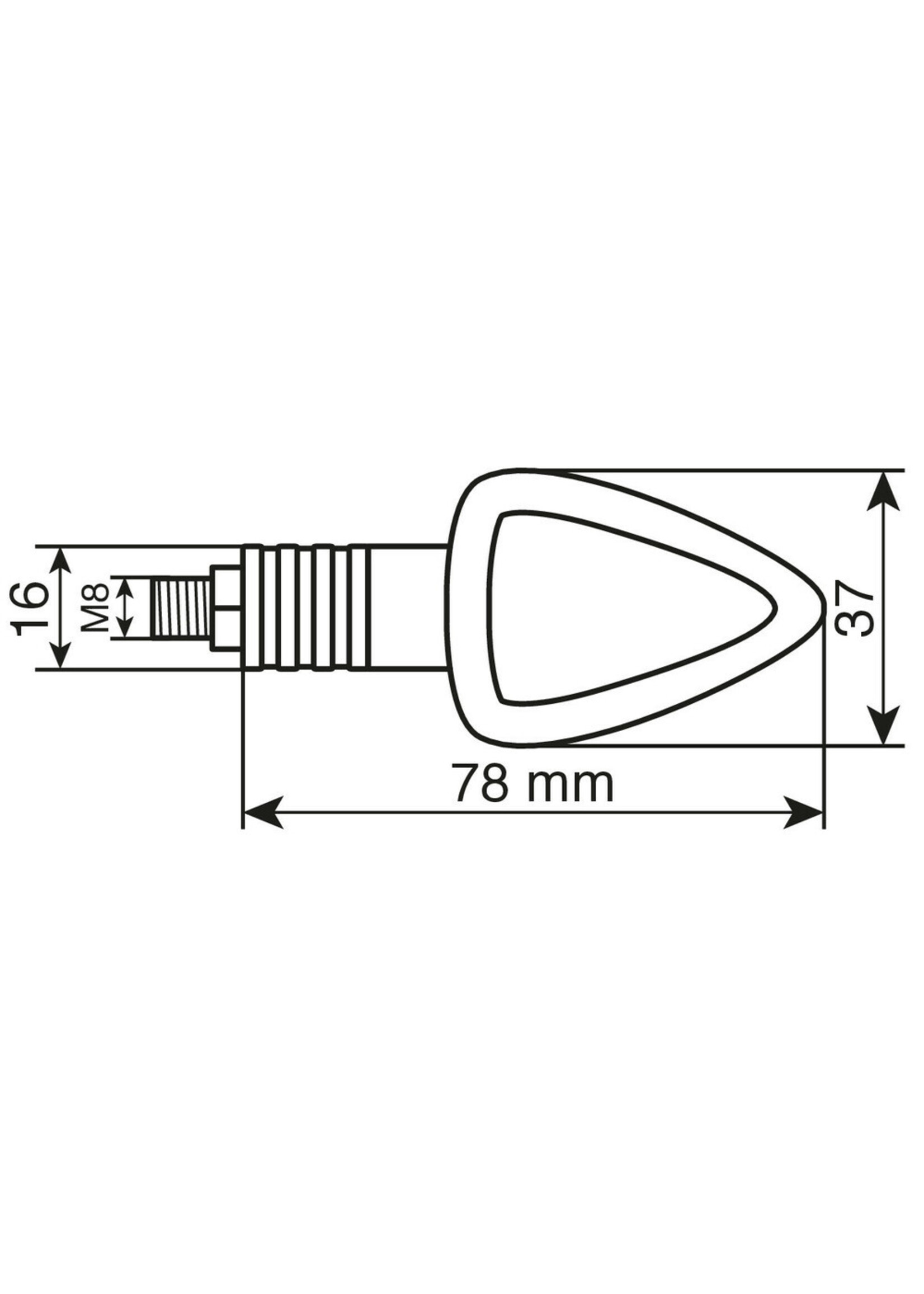 Lampa Focal hoeklampen - 21w - Chrome