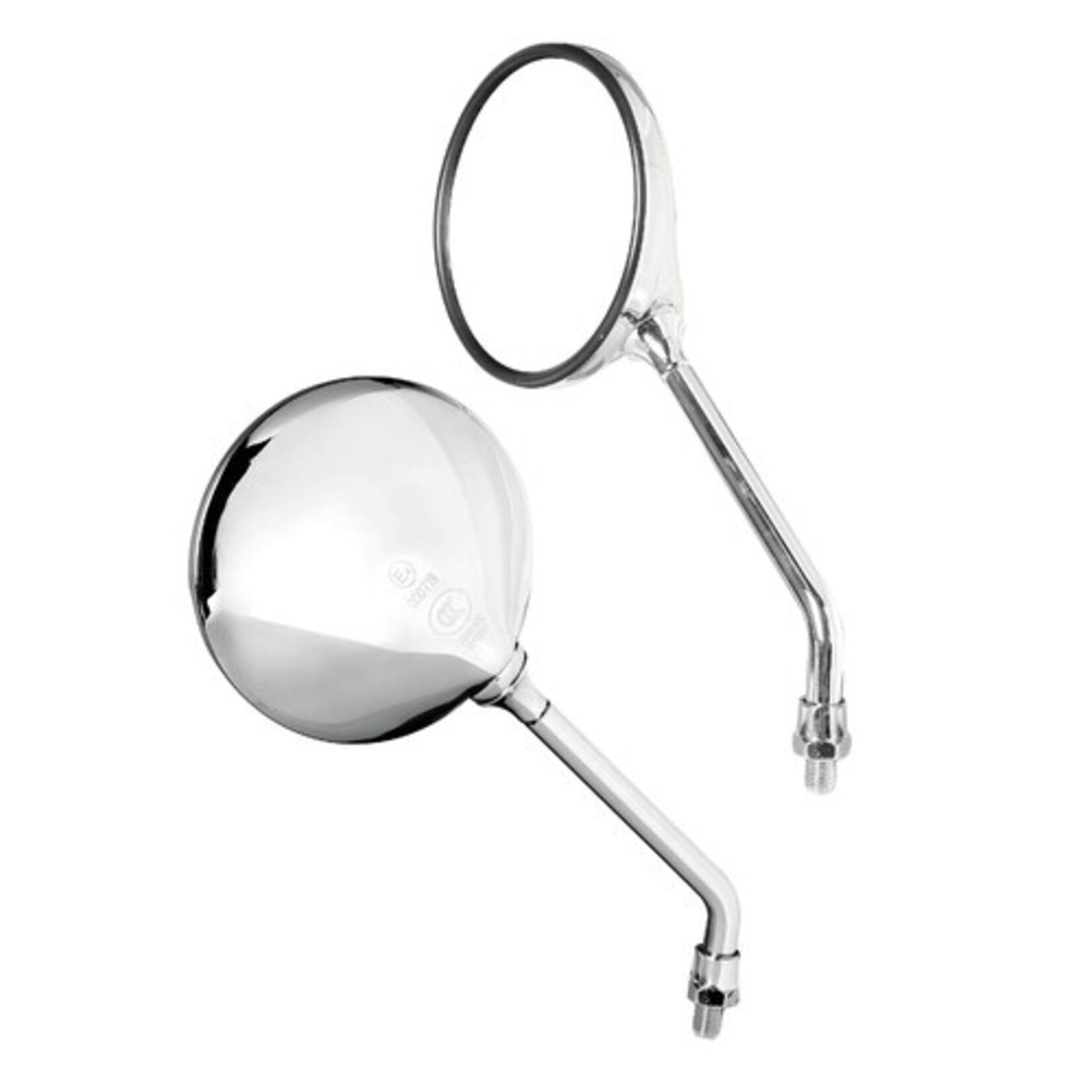 Lampa Opaal Chroom, paar achteruitkijkspiegels