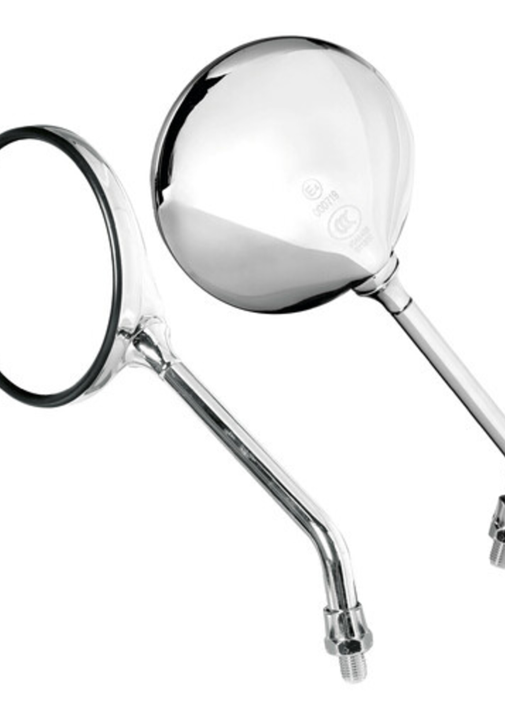 Lampa Opaal Chroom, paar achteruitkijkspiegels