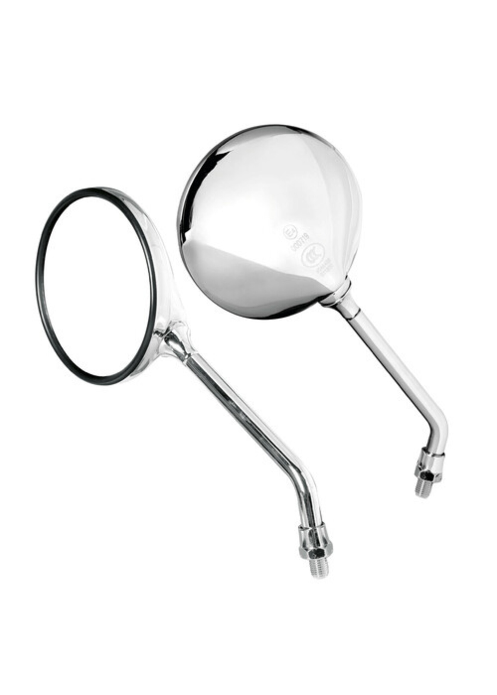 Lampa Opaal Chroom, paar achteruitkijkspiegels