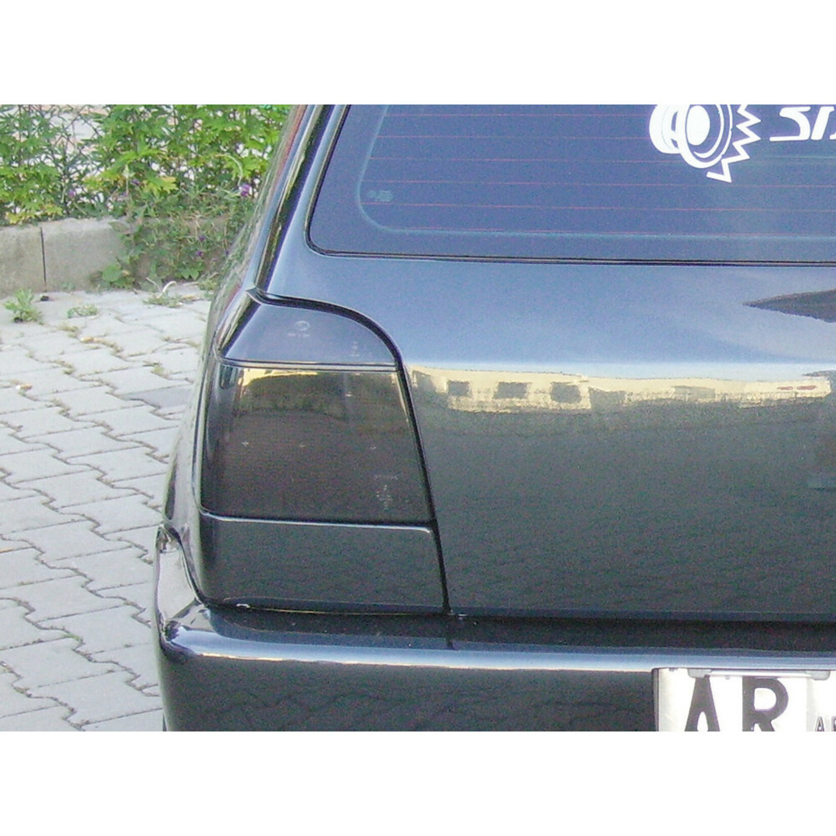 Lampa Transparante kleurenspray – Zwart