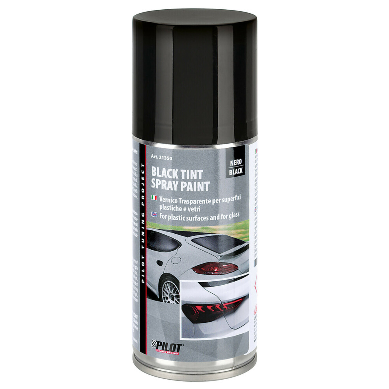 Lampa Transparante kleurenspray – Zwart