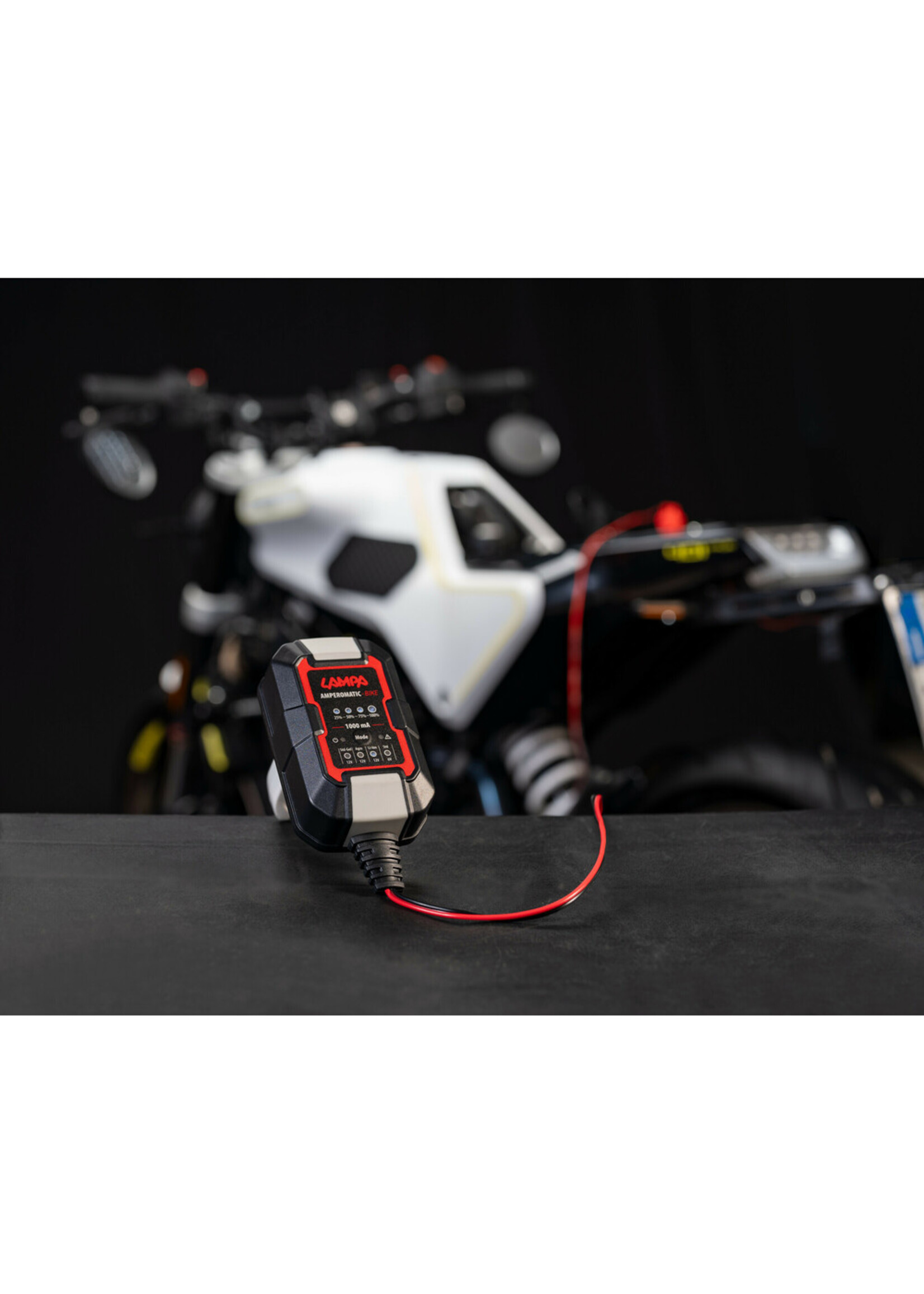 Lampa Amperomatic Bike, slimme acculader, 6/12V – 1A