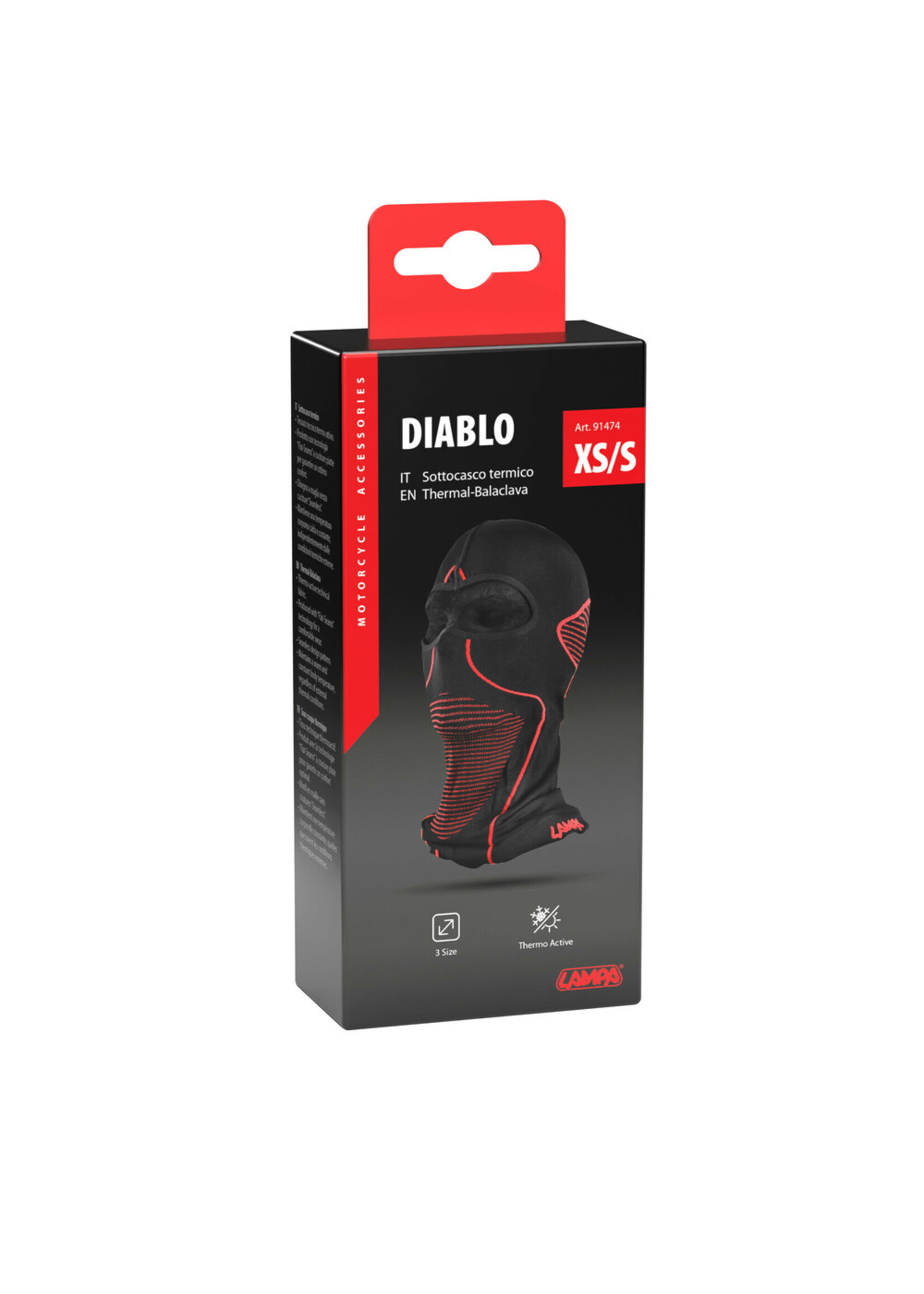 Lampa Diablo, Thermal-Balaclava
