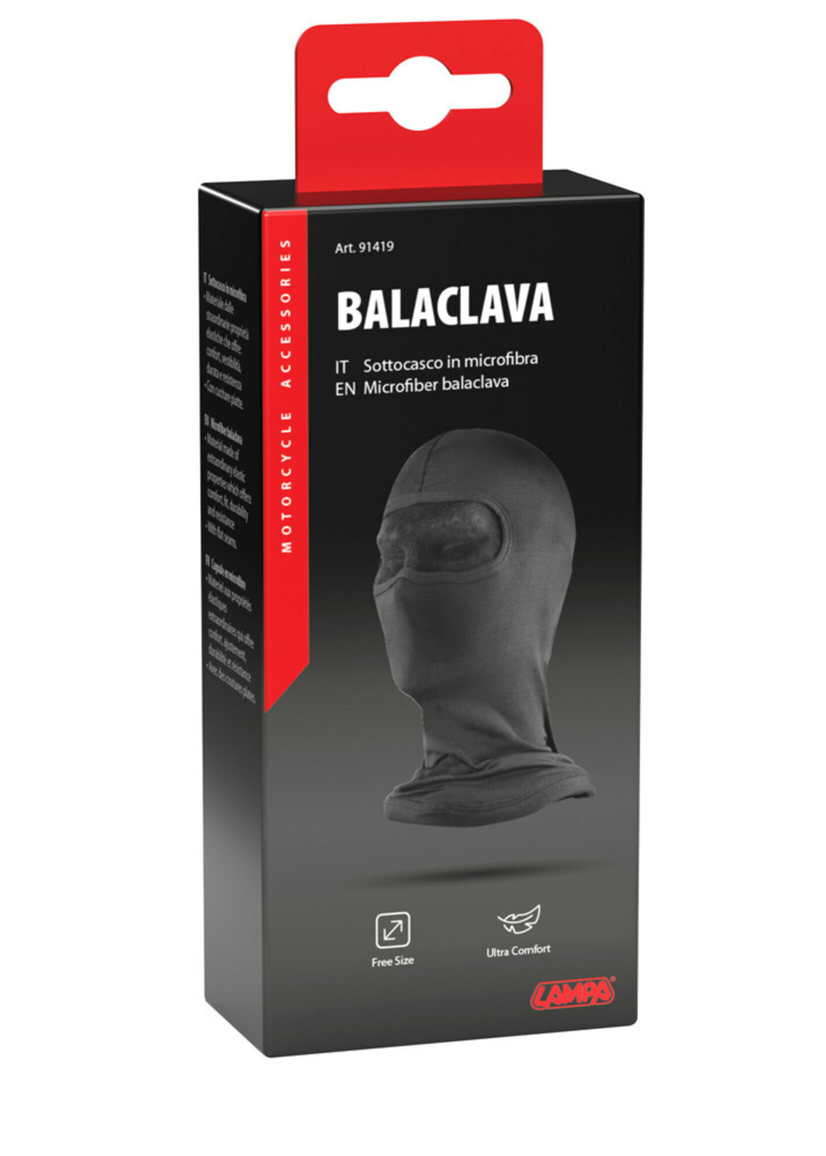 Lampa Mask comfort-Tech, microfiber balaclava