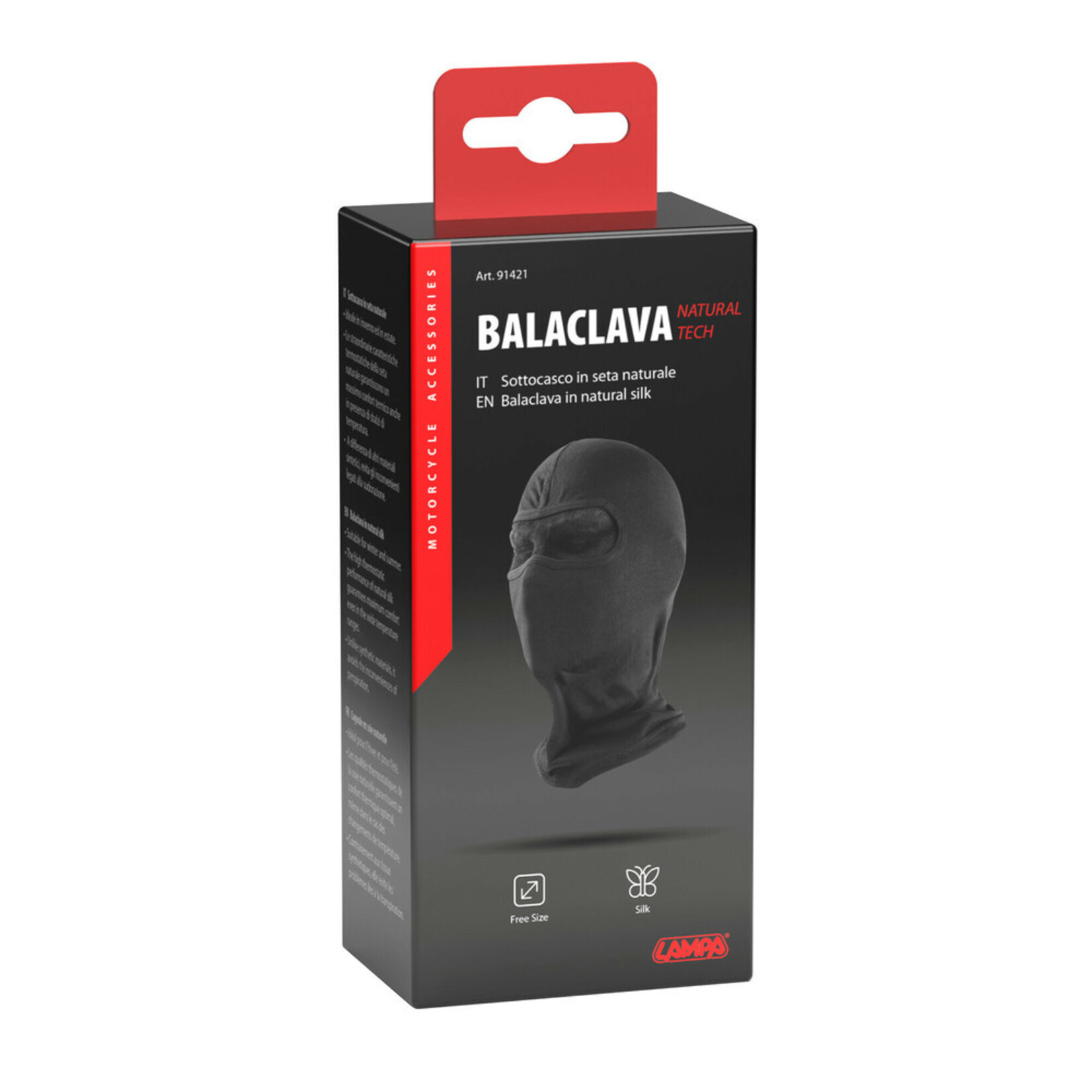 Lampa Mask-Plus, bivakmuts van natuurzijde