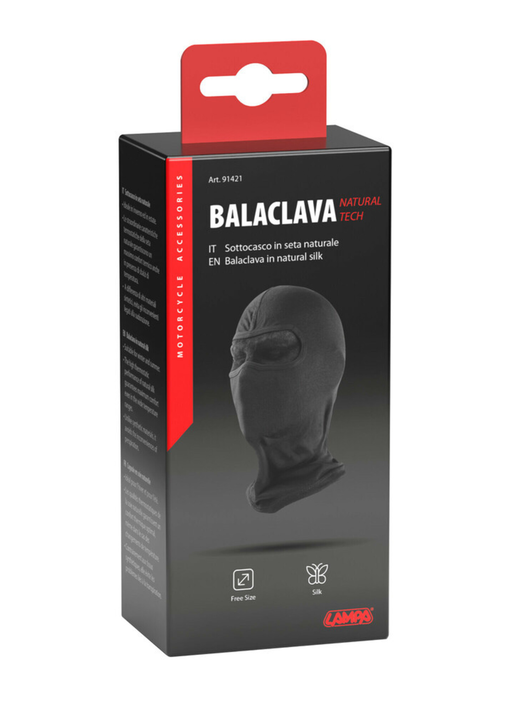 Lampa Mask-Plus, natural silk balaclava