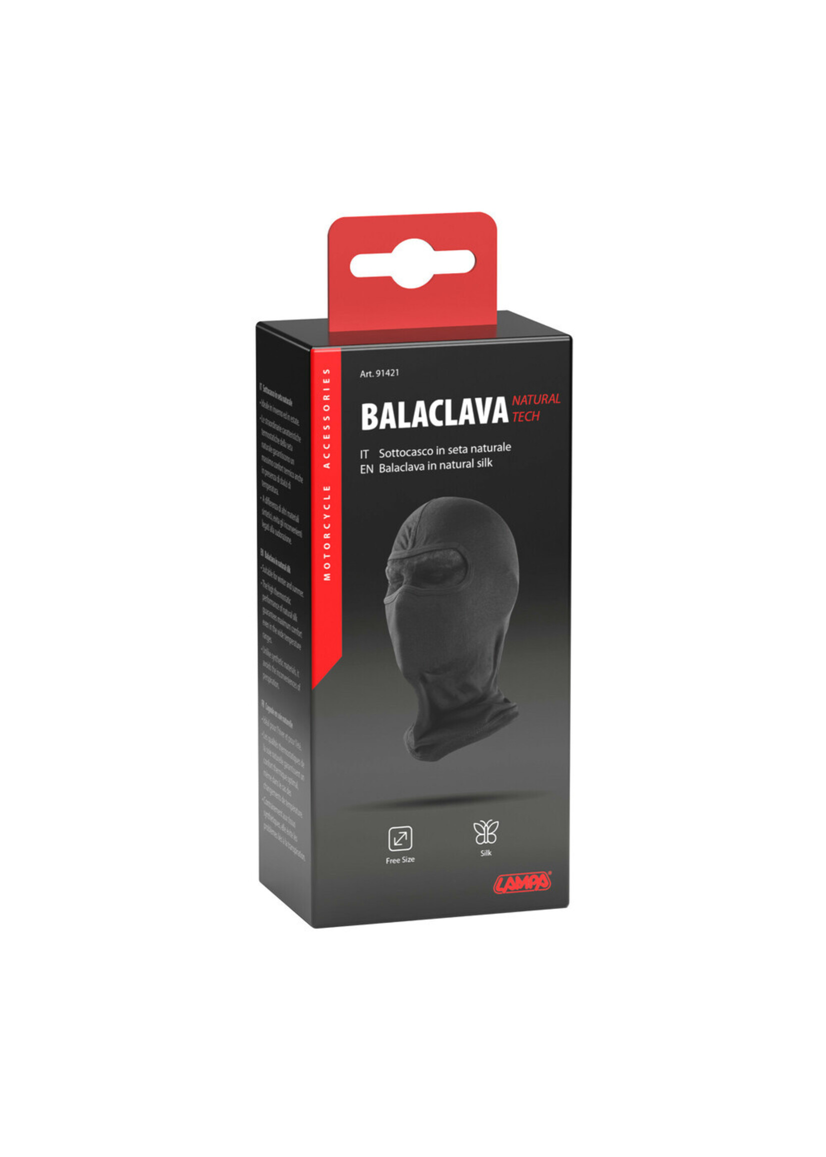 Lampa Mask-Plus, bivakmuts van natuurzijde