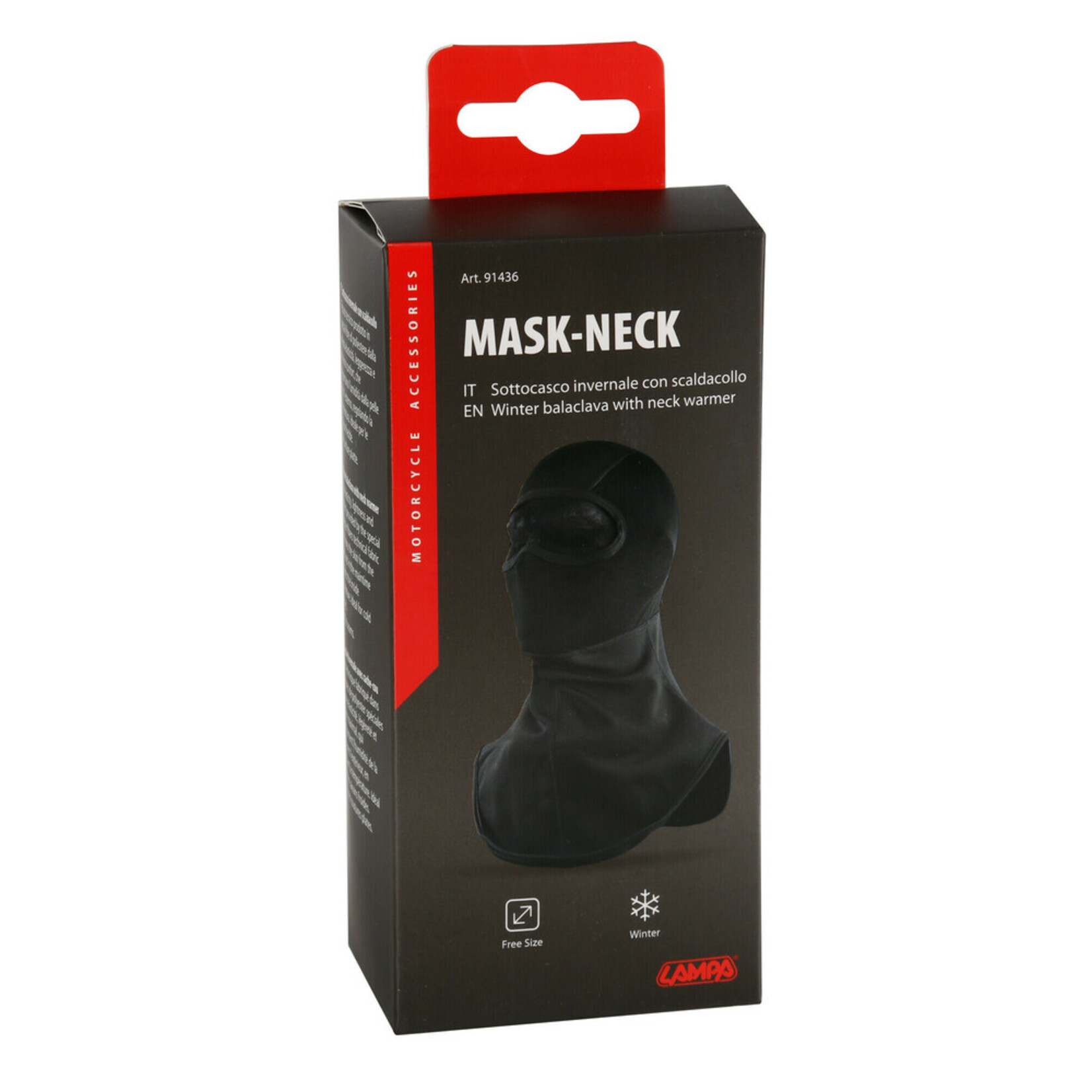 Lampa Mask-Neck, technical fabric balaclava with neck warmer