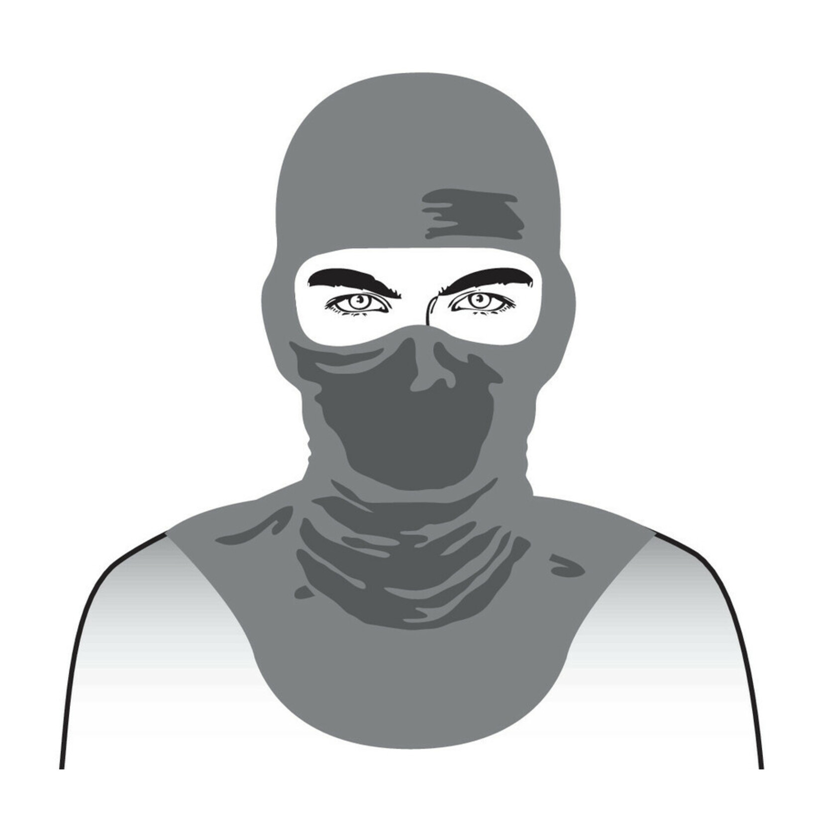 Lampa Mask-Neck, technical fabric balaclava with neck warmer