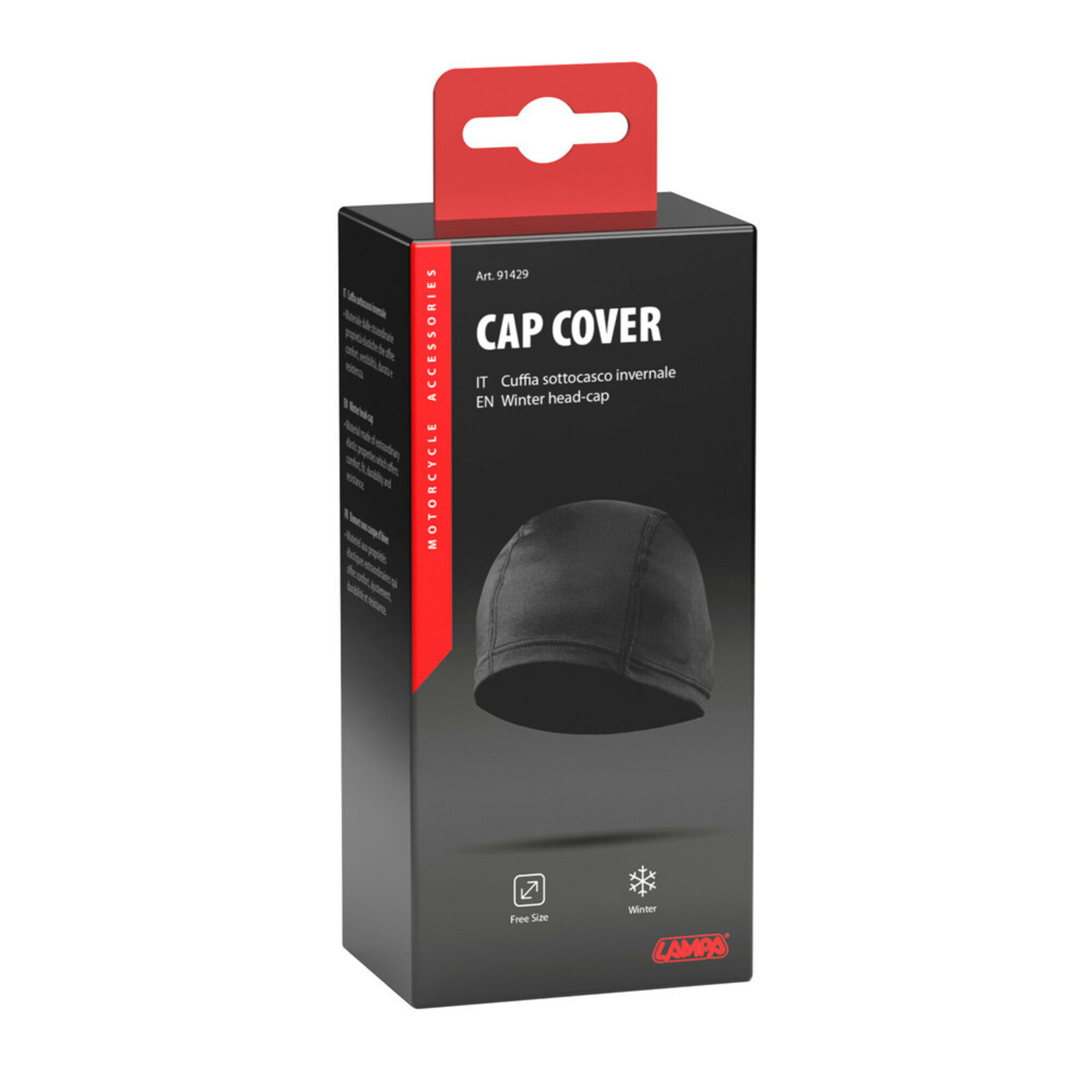 Lampa Cap Cover comfort-Tech, polyester head-cap for helmet use