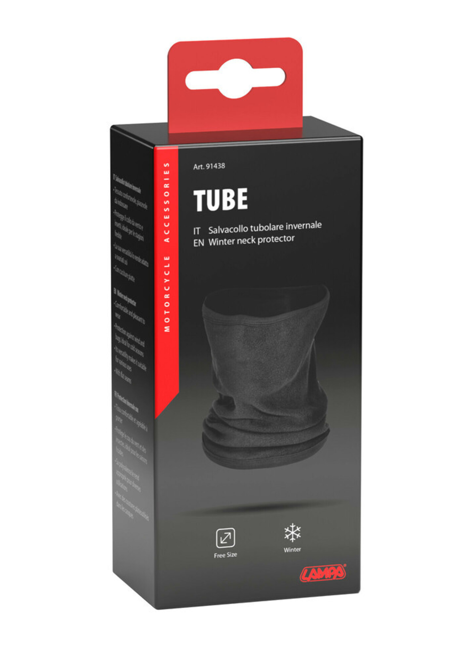 Lampa Tube, nekbeschermer van polyester