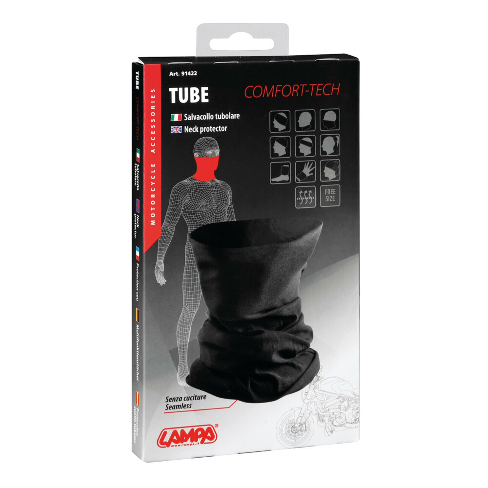 Lampa Tube, nekbeschermer