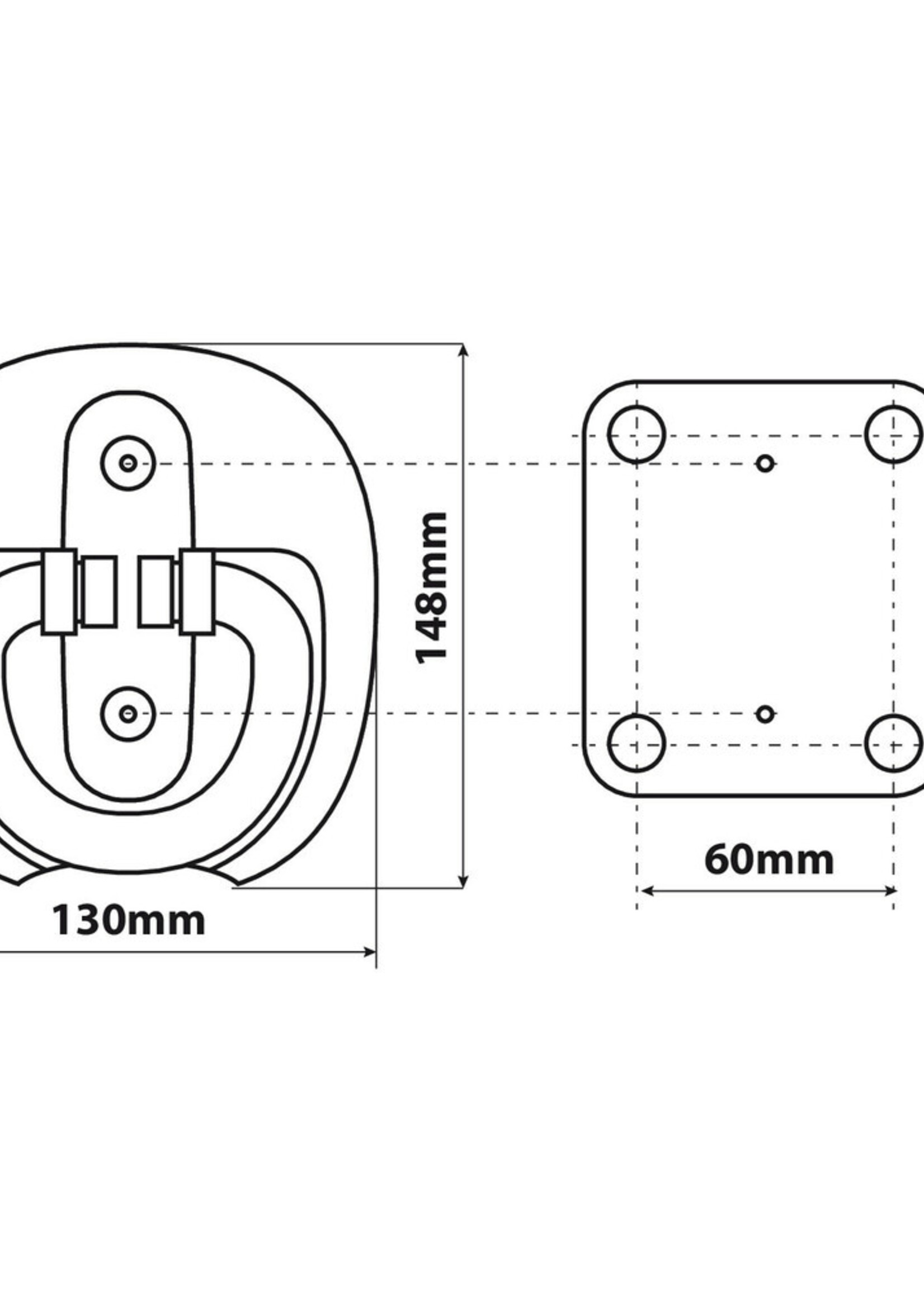 Lampa Lampa Shield 4, floor install motorcycles anchoring