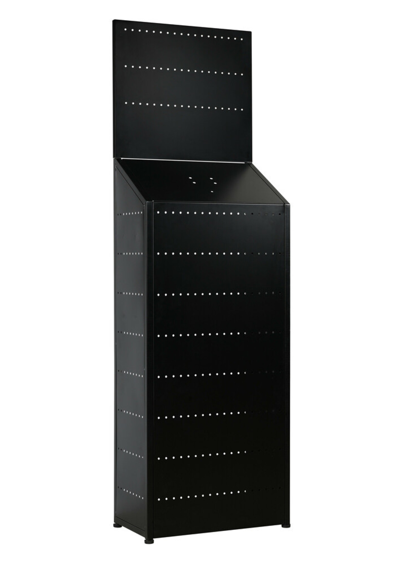 Lampa 3-sided display with rear stock shelves