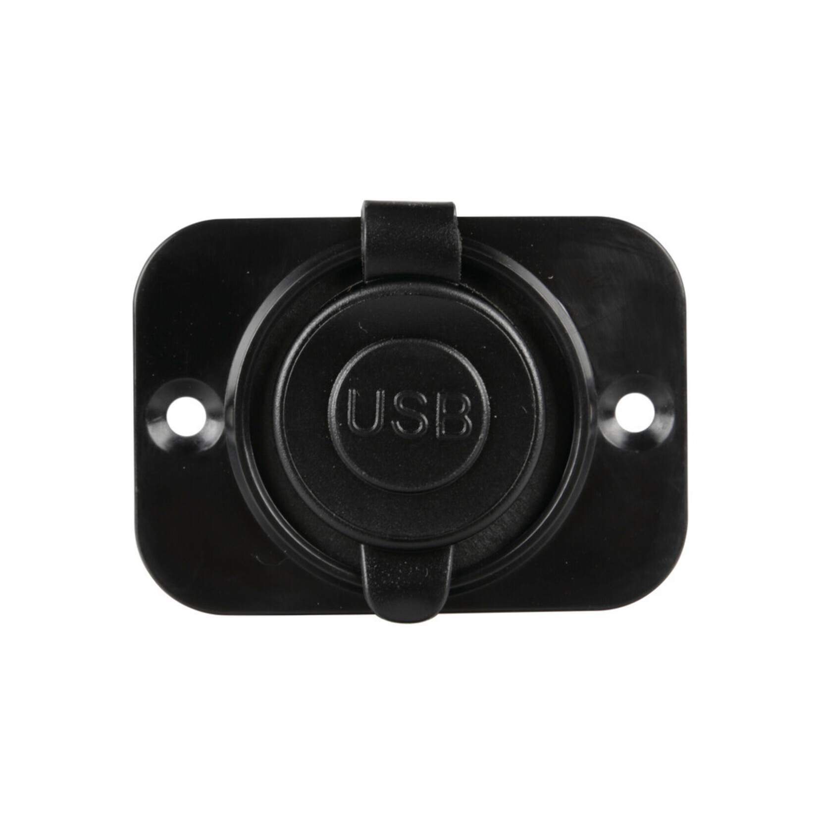 Lampa Ext-12, flush mount double Usb A + Usb C port, 12/24V