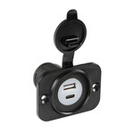 Lampa Inbouw USB-A & USB-C poort 12/24v 3000ma | 39120