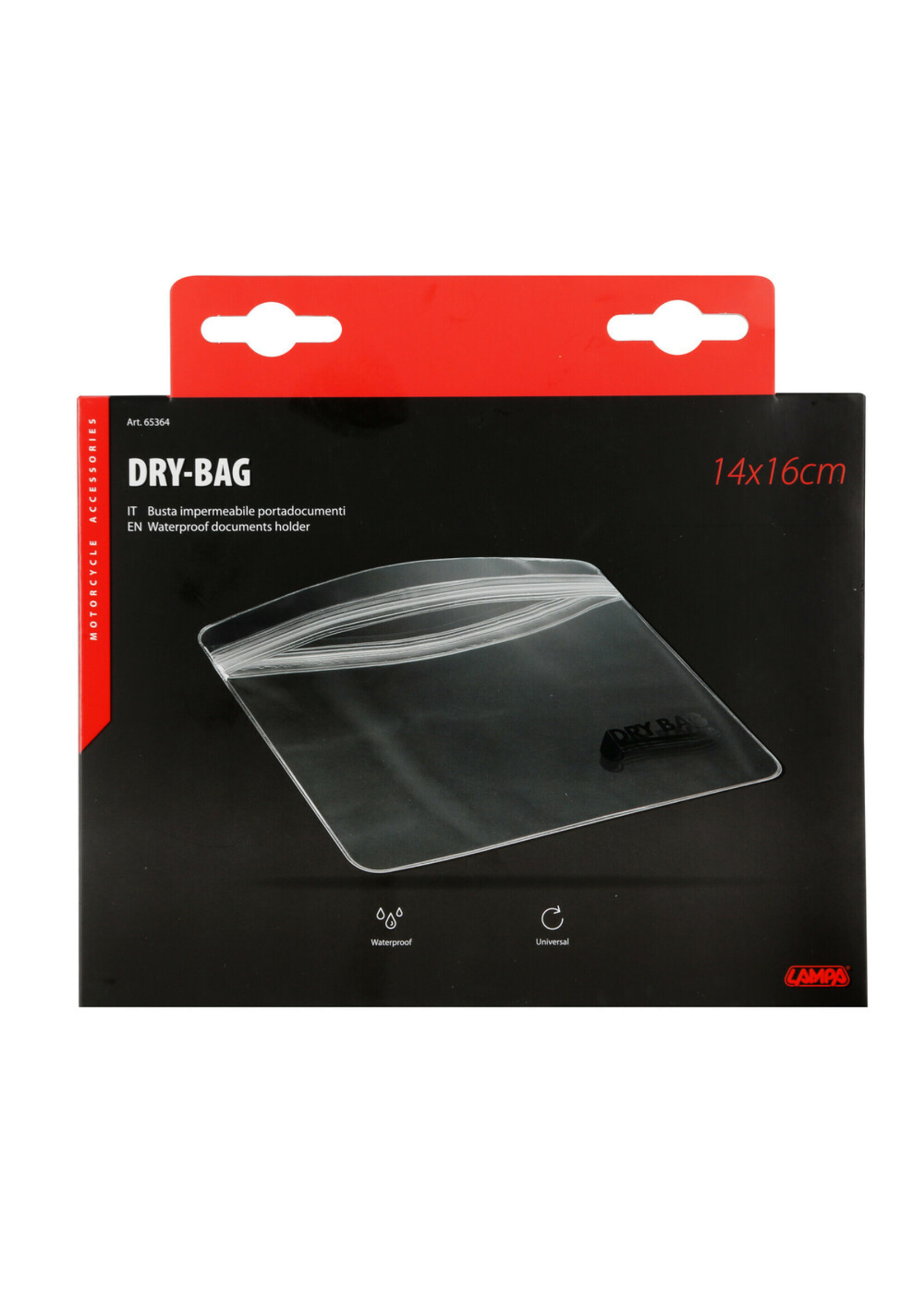 Lampa Dry-Bag, waterproof documents holder - 140x160 mm