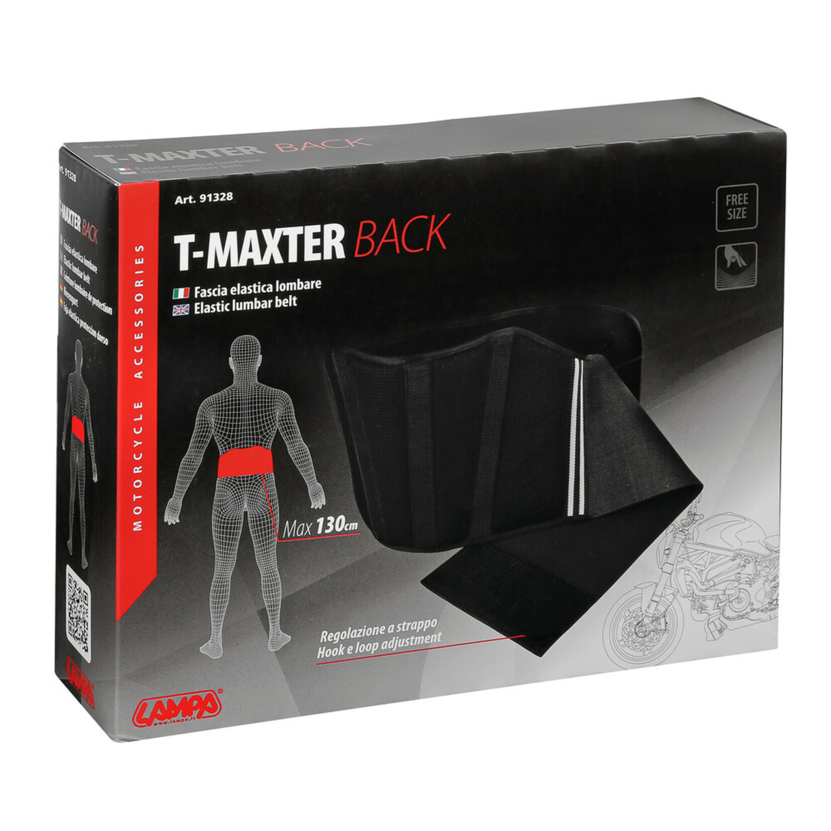 Lampa T-Maxter Back, Elastic lumbar belt