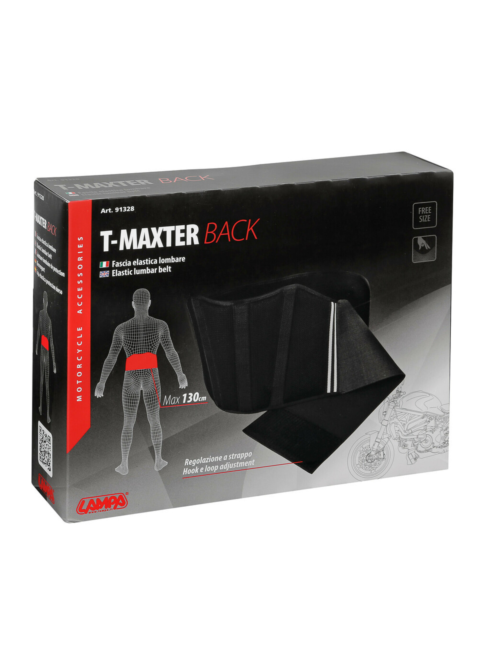Lampa T-Maxter Back, elastische rugband