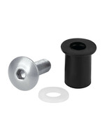 Lampa Screen Fit-Kits, rubber nut kits with screw and washers (5 MA) - 10 pcs - Silver