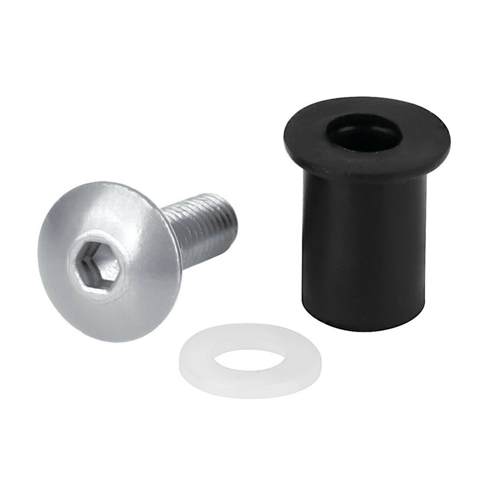 Lampa Screen Fit-Kits, rubbermoer­sets met schroef en ringen (5 MA) – 10 stuks – Zilver