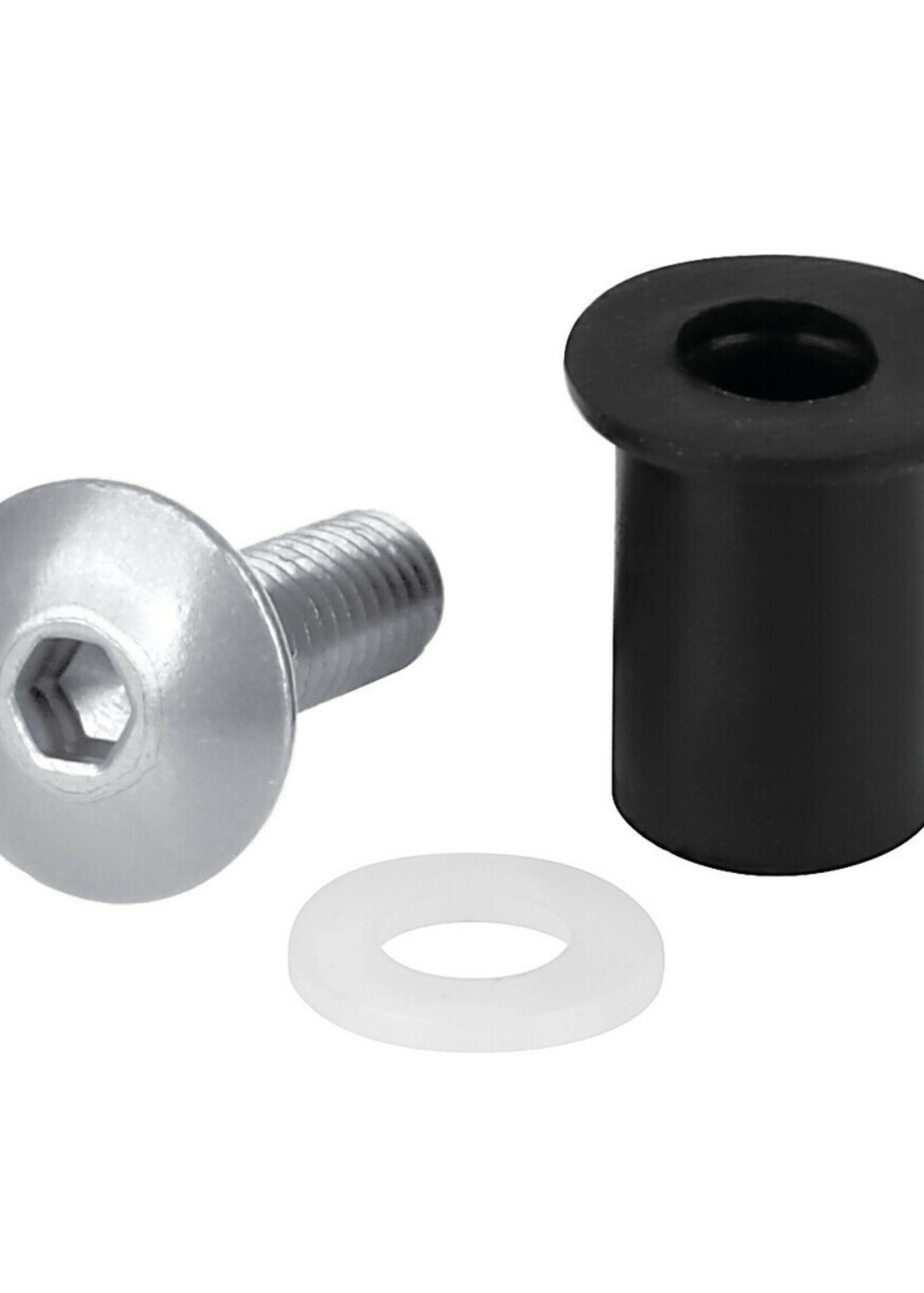 Lampa Screen Fit-Kits, rubbermoer­sets met schroef en ringen (5 MA) – 10 stuks – Zilver