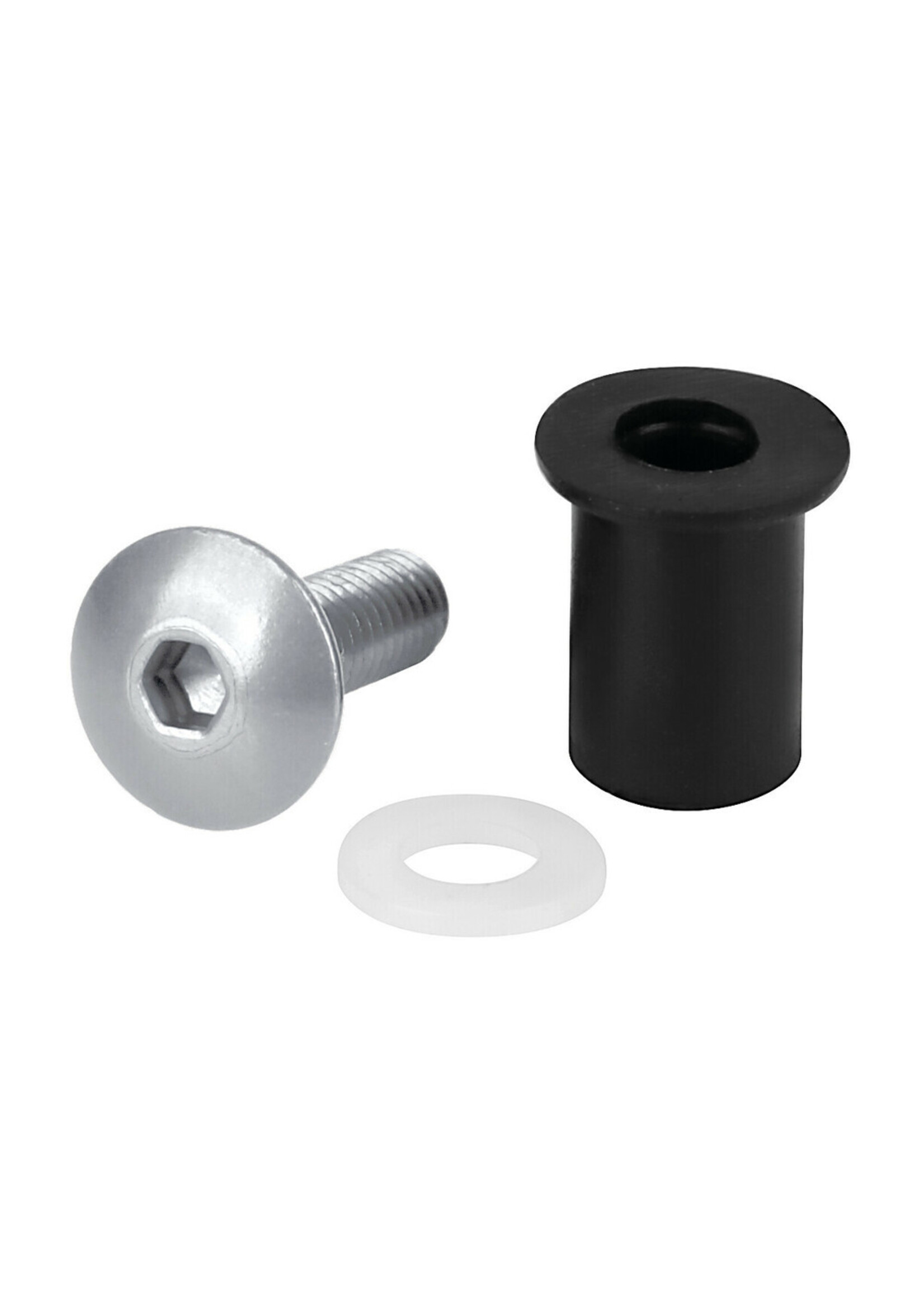 Lampa Screen Fit-Kits, rubber nut kits with screw and washers (5 MA) - 10 pcs - Silver