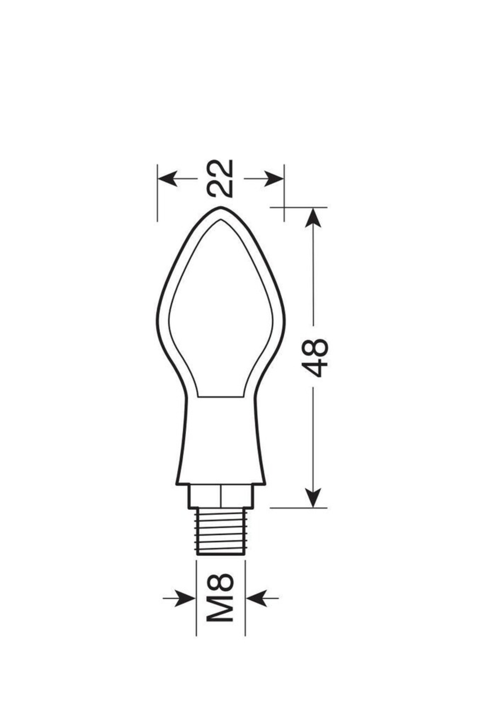Lampa Pixia, led corner lights - 12V LED - Black