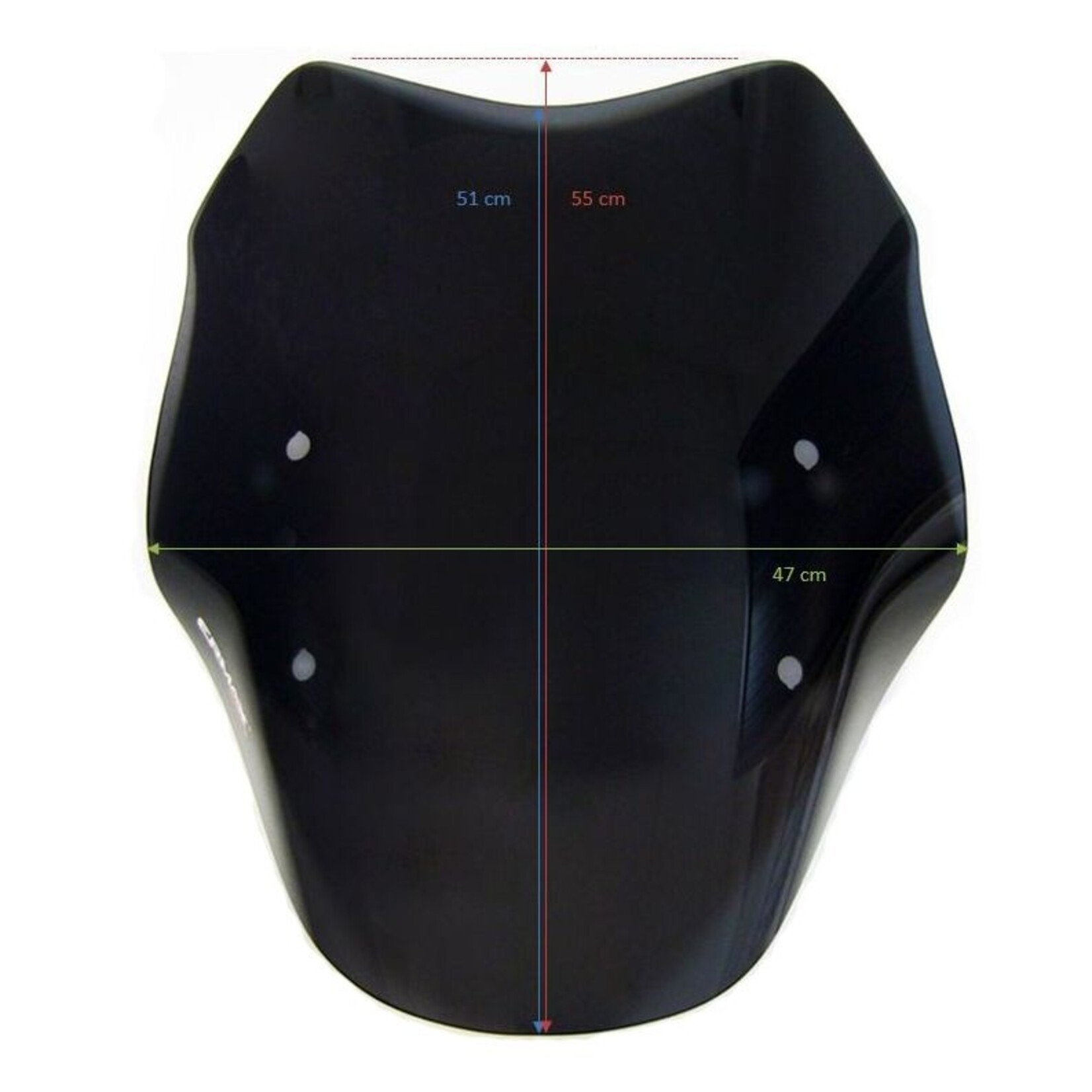 Ermax Sport windscherm voor MP3 400/530 Exclusive 2022-2025