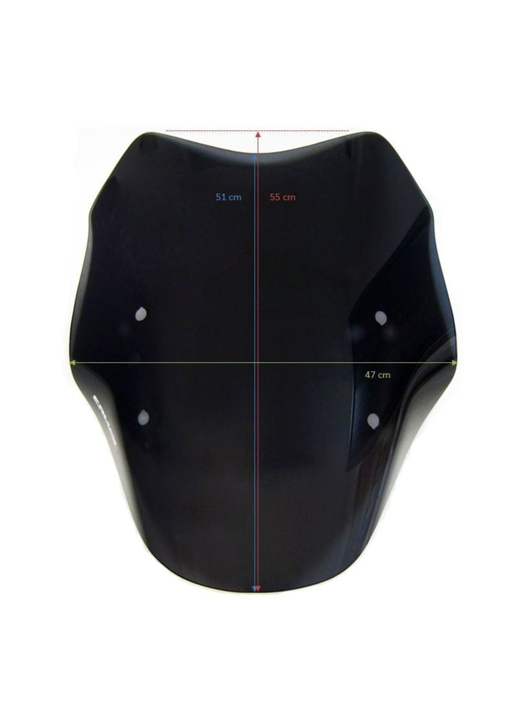 Ermax Sport windscherm voor MP3 400/530 Exclusive 2022-2025