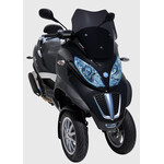 Ermax sport screen (45cm Modèle touring-sport-business ) ermax for MP3 125-300-400-500 2011-2018 noir foncé (opaque)