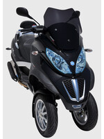 Ermax sport screen (45cm Modèle touring-sport-business ) ermax for MP3 125-300-400-500 2011-2018 noir foncé (opaque)
