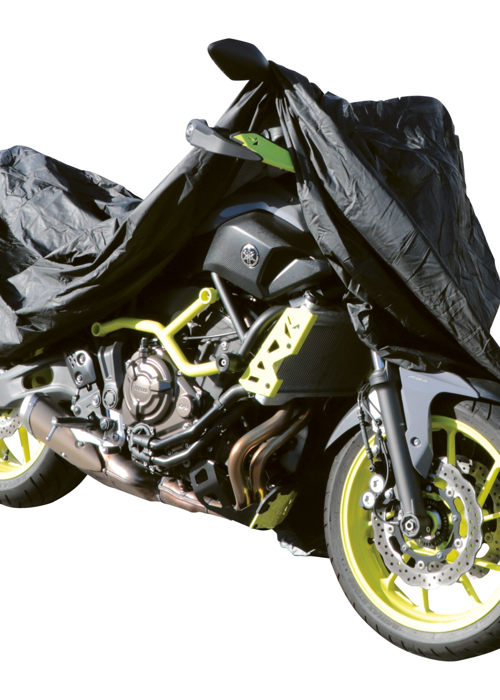 Carpoint Made of PVC. With license plate-window. 100% water repellant. Integrated storage bag. Size: 245 x 80 x 145 cm.