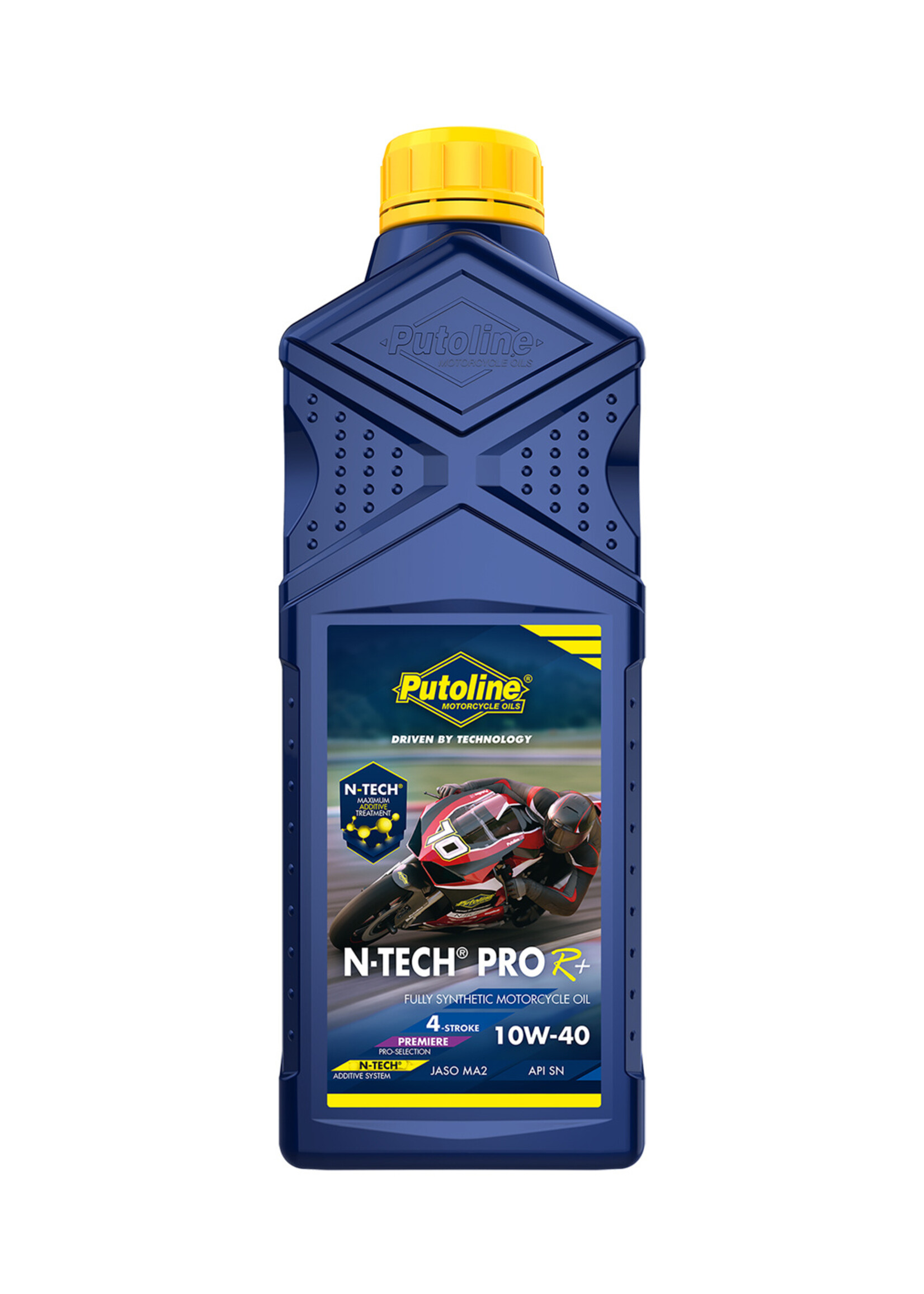Putoline Putoline N-TECH PRO R+ 10W-40 is the most advanced, fully synthetic 4-stroke engine oil ever produced by Putoline Oil. Contains the unique N-TECH® additive system. N-TECH® PRO R+ engine oil guarantees: Unsurpassed wet clutch performance and grip and extre